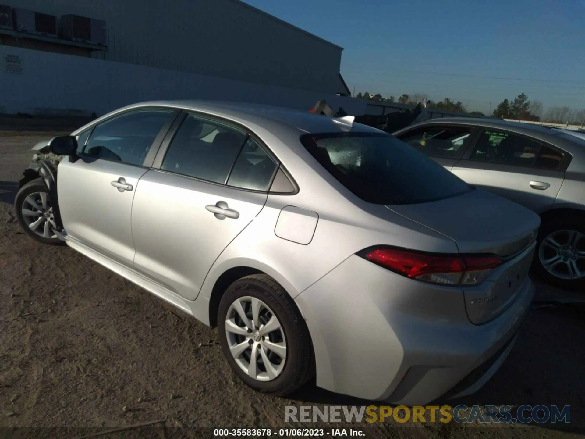 3 Фотография поврежденного автомобиля 5YFEPMAE6MP189526 TOYOTA COROLLA 2021