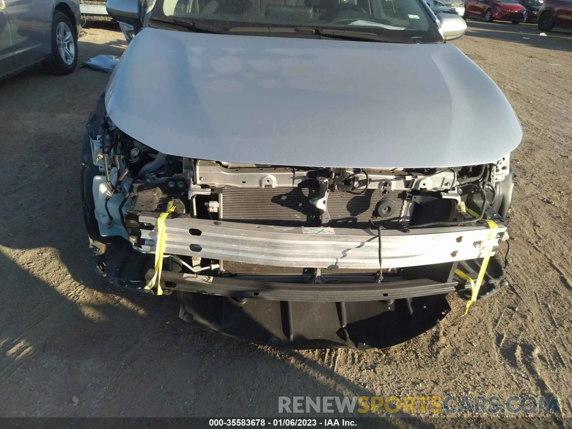 6 Фотография поврежденного автомобиля 5YFEPMAE6MP189526 TOYOTA COROLLA 2021