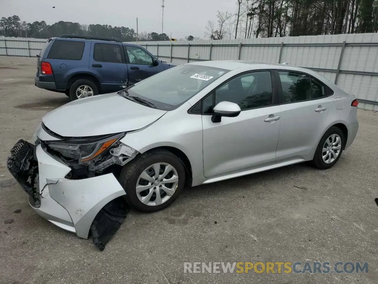 1 Photograph of a damaged car 5YFEPMAE6MP196234 TOYOTA COROLLA 2021