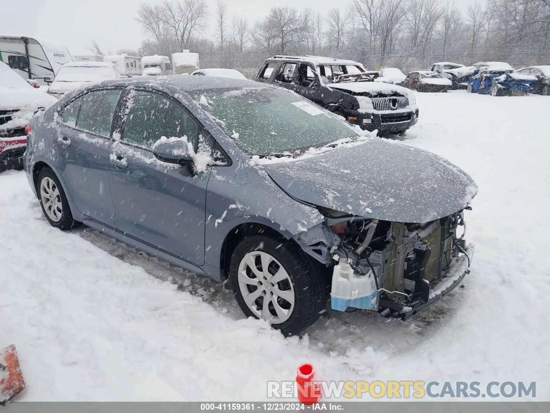 1 Фотография поврежденного автомобиля 5YFEPMAE6MP198890 TOYOTA COROLLA 2021