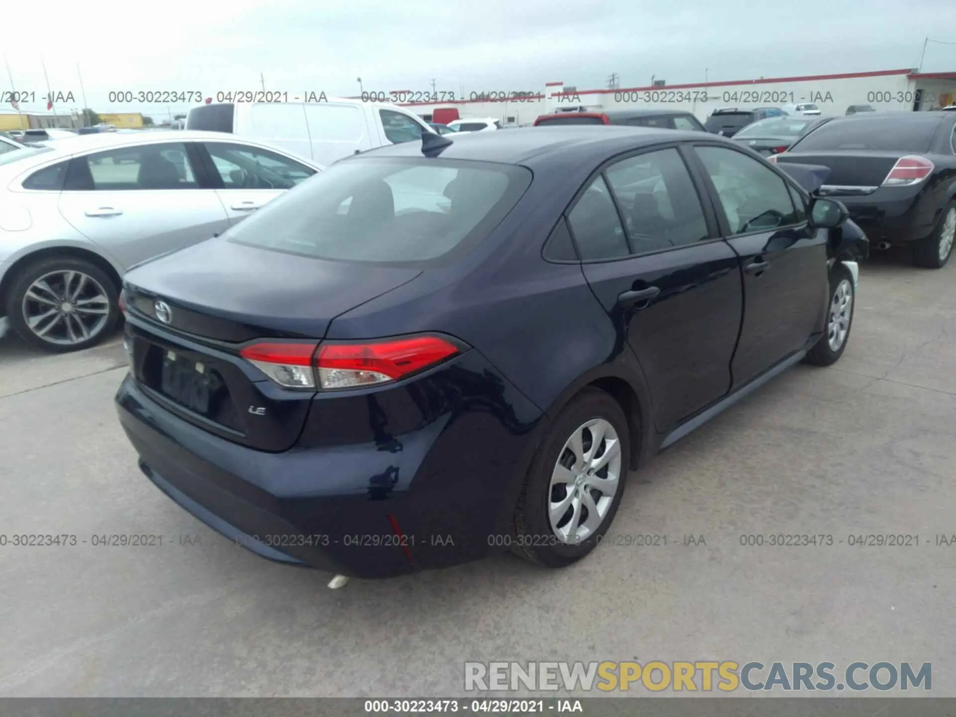 4 Photograph of a damaged car 5YFEPMAE6MP204168 TOYOTA COROLLA 2021