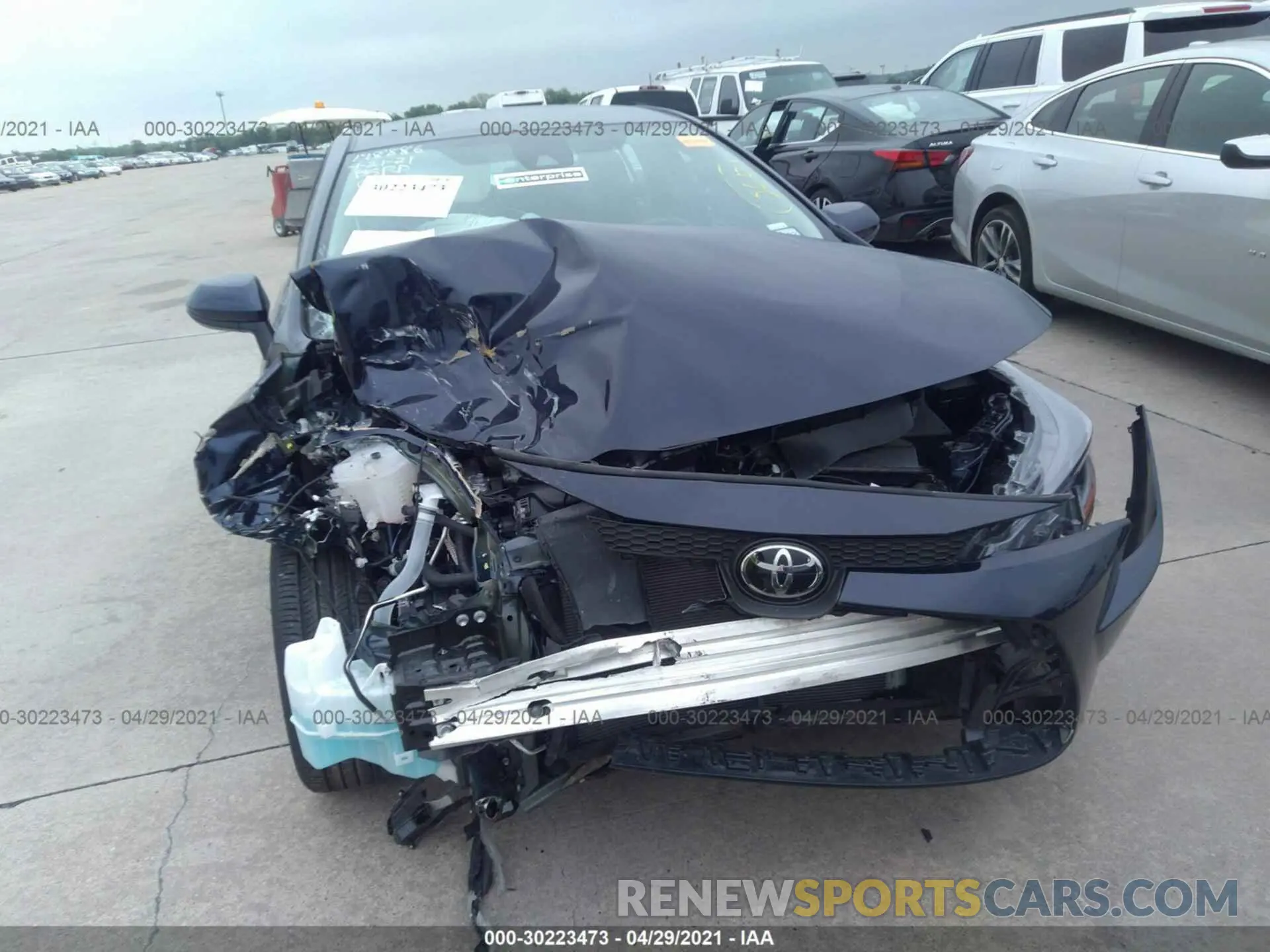 6 Photograph of a damaged car 5YFEPMAE6MP204168 TOYOTA COROLLA 2021
