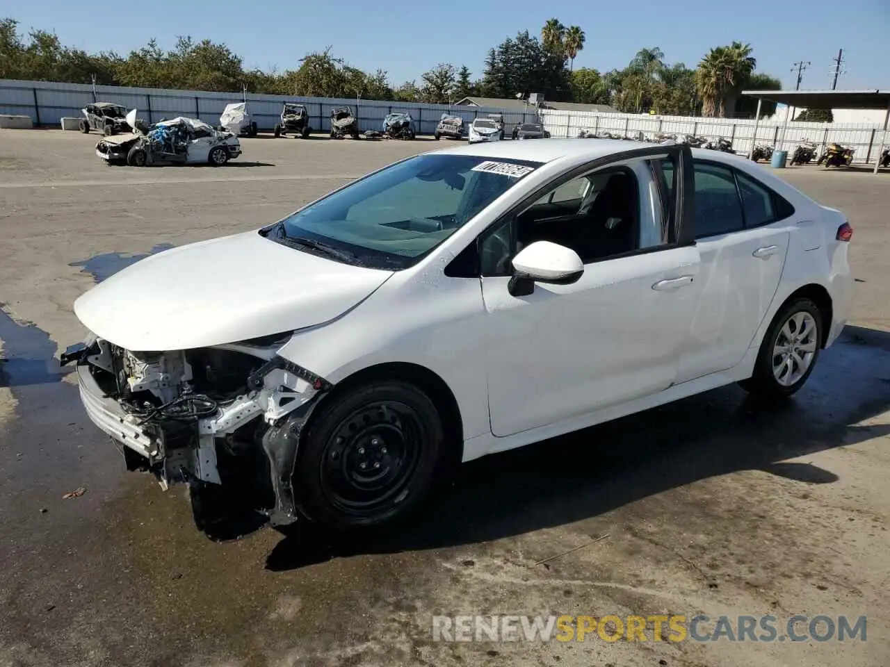 1 Photograph of a damaged car 5YFEPMAE6MP206325 TOYOTA COROLLA 2021