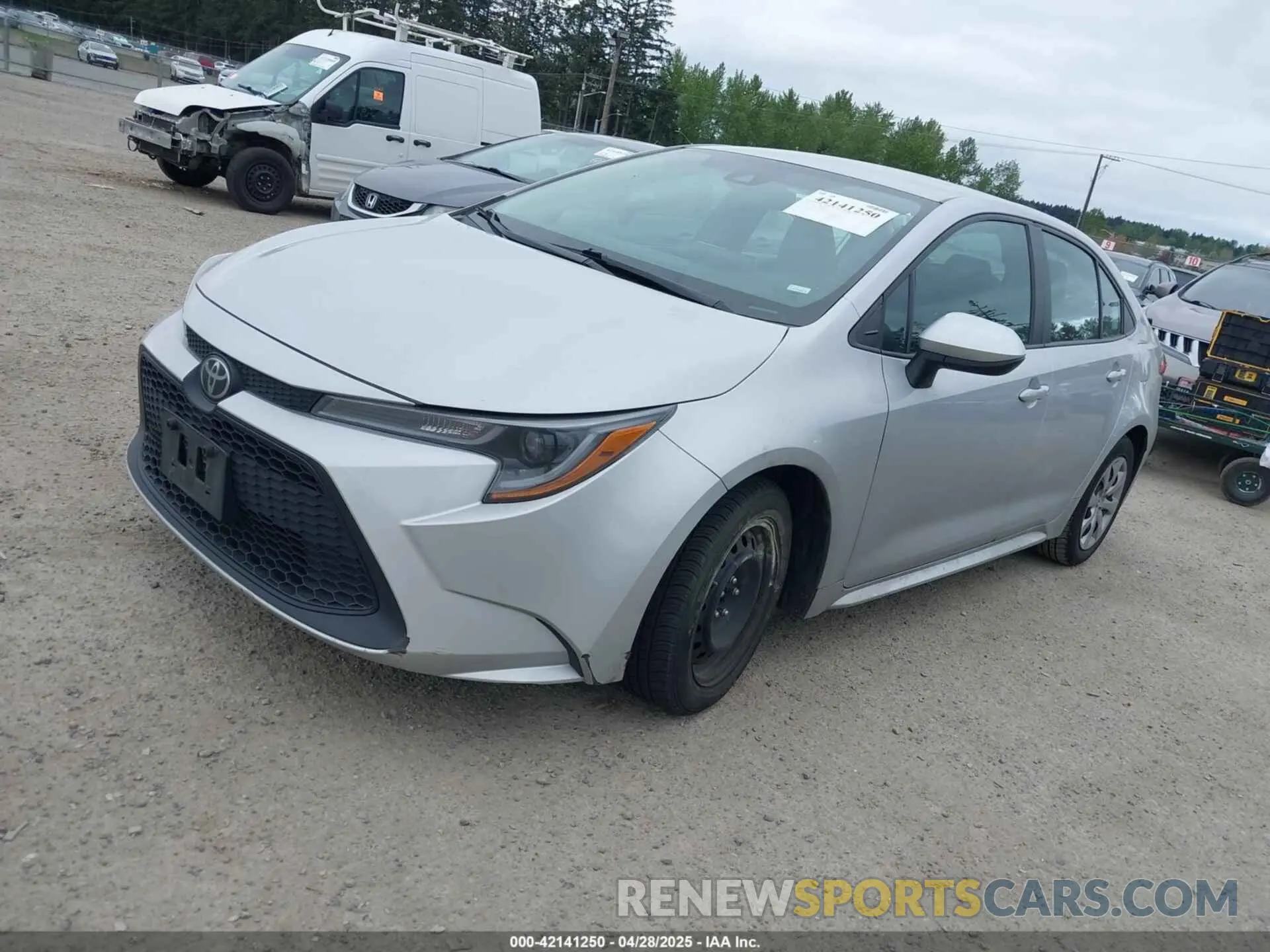 2 Photograph of a damaged car 5YFEPMAE6MP207961 TOYOTA COROLLA 2021