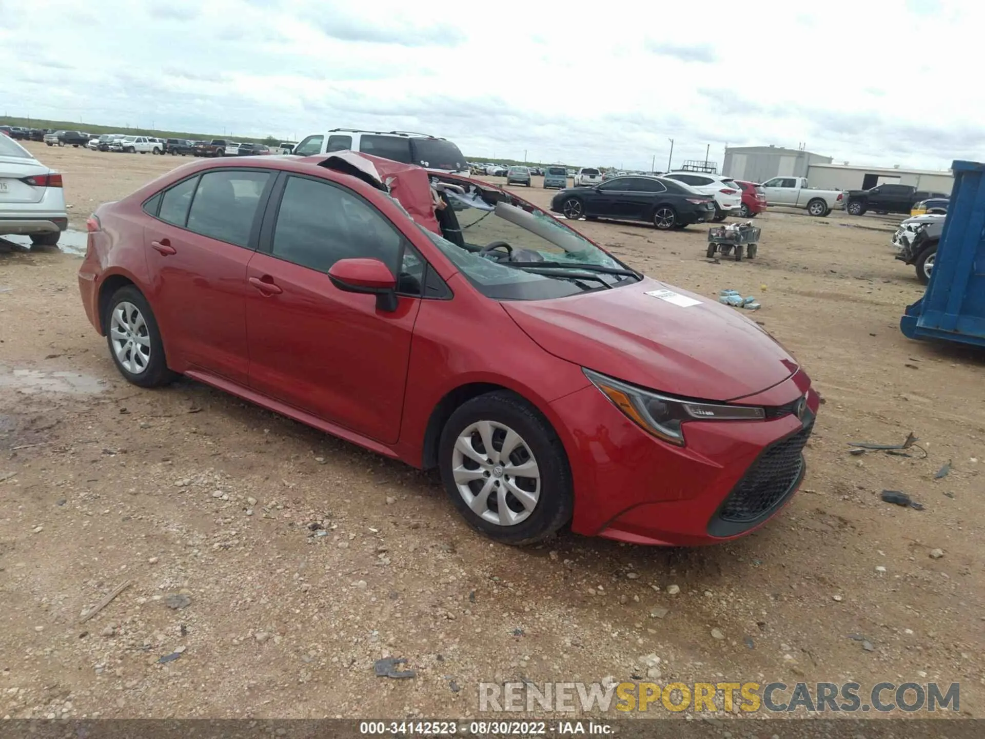 1 Photograph of a damaged car 5YFEPMAE6MP211640 TOYOTA COROLLA 2021