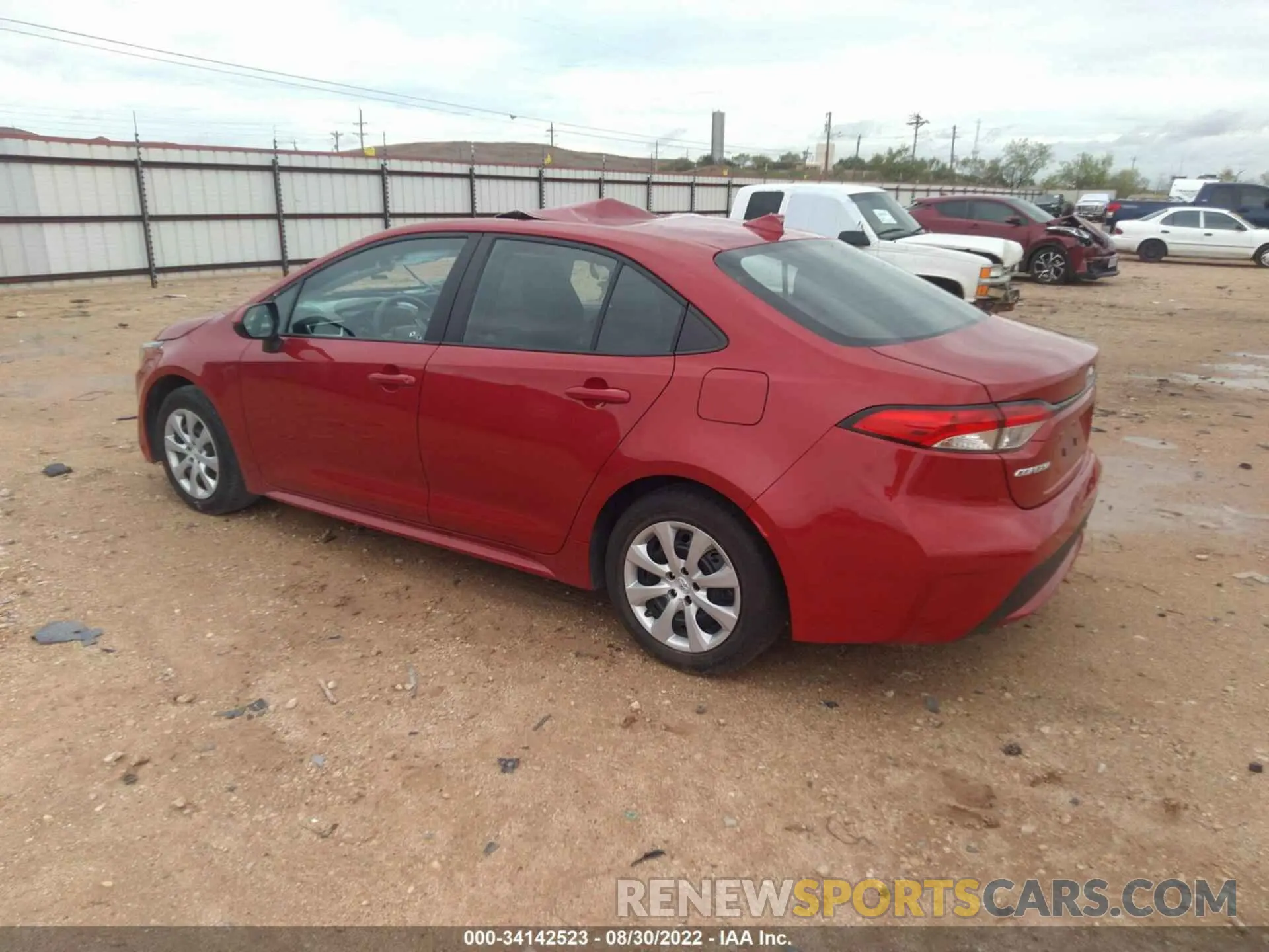 3 Photograph of a damaged car 5YFEPMAE6MP211640 TOYOTA COROLLA 2021
