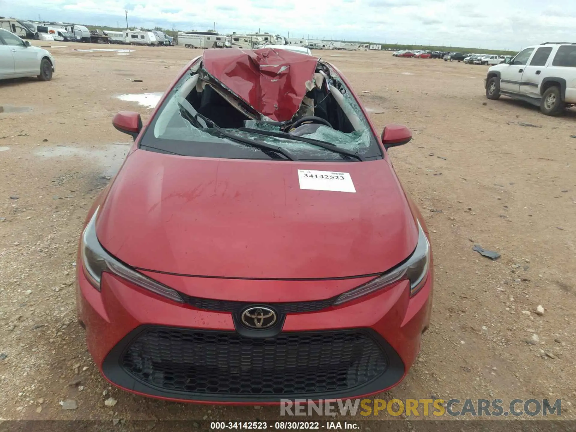 6 Photograph of a damaged car 5YFEPMAE6MP211640 TOYOTA COROLLA 2021