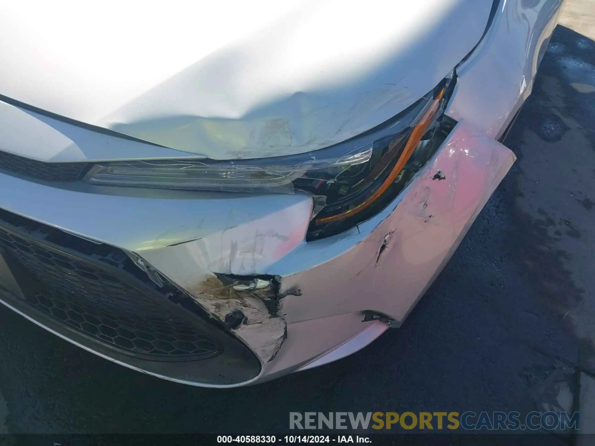 12 Photograph of a damaged car 5YFEPMAE6MP217261 TOYOTA COROLLA 2021
