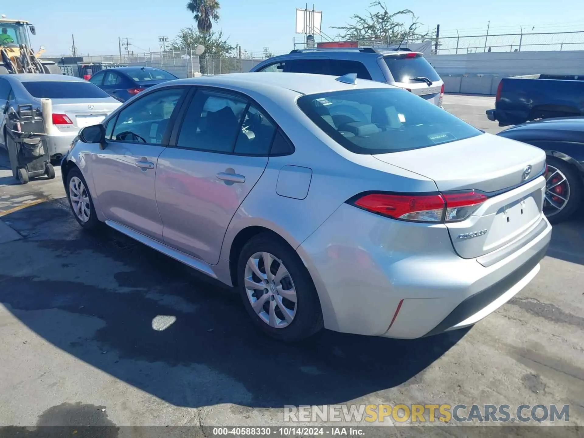 3 Photograph of a damaged car 5YFEPMAE6MP217261 TOYOTA COROLLA 2021