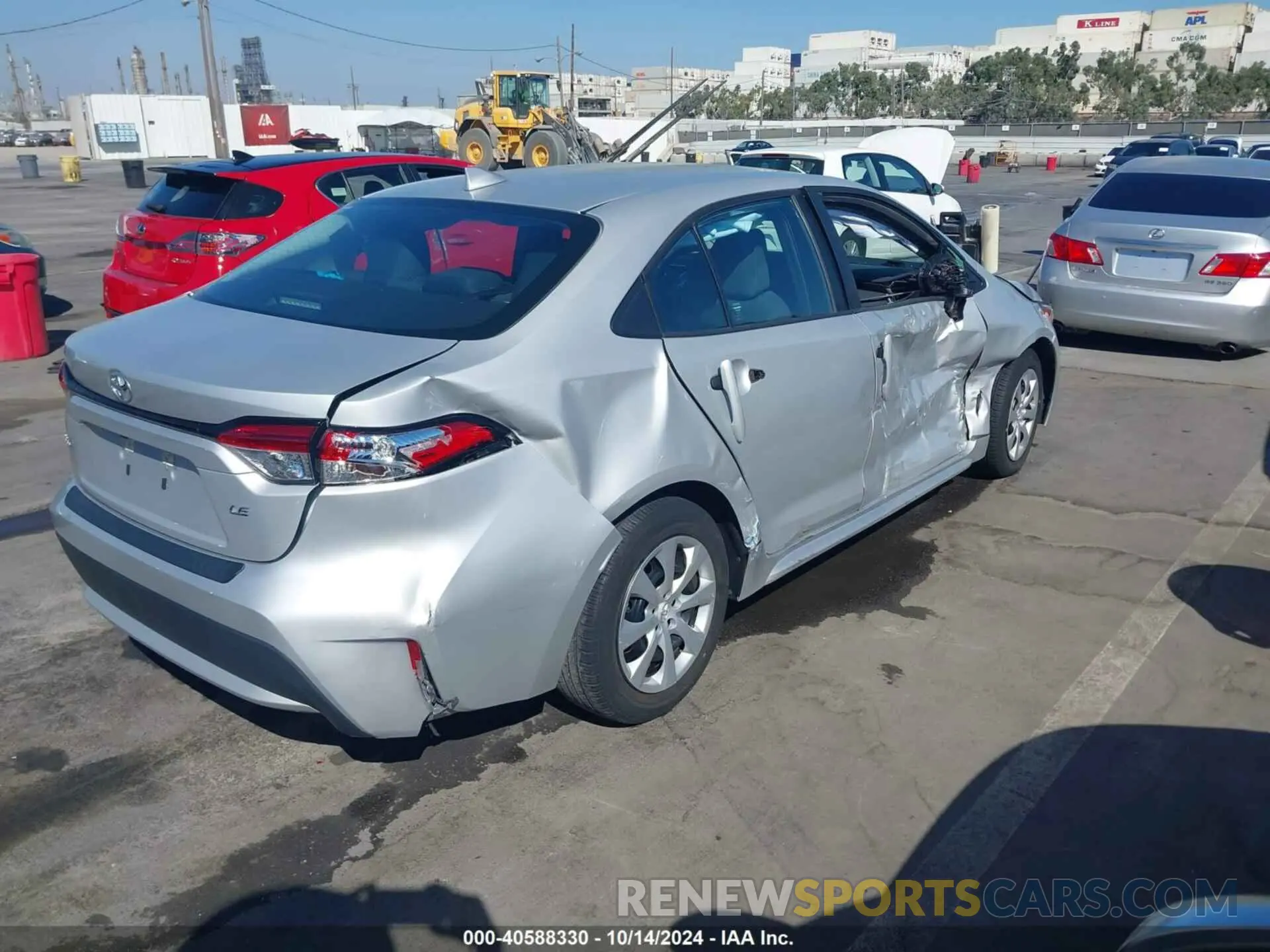 4 Photograph of a damaged car 5YFEPMAE6MP217261 TOYOTA COROLLA 2021