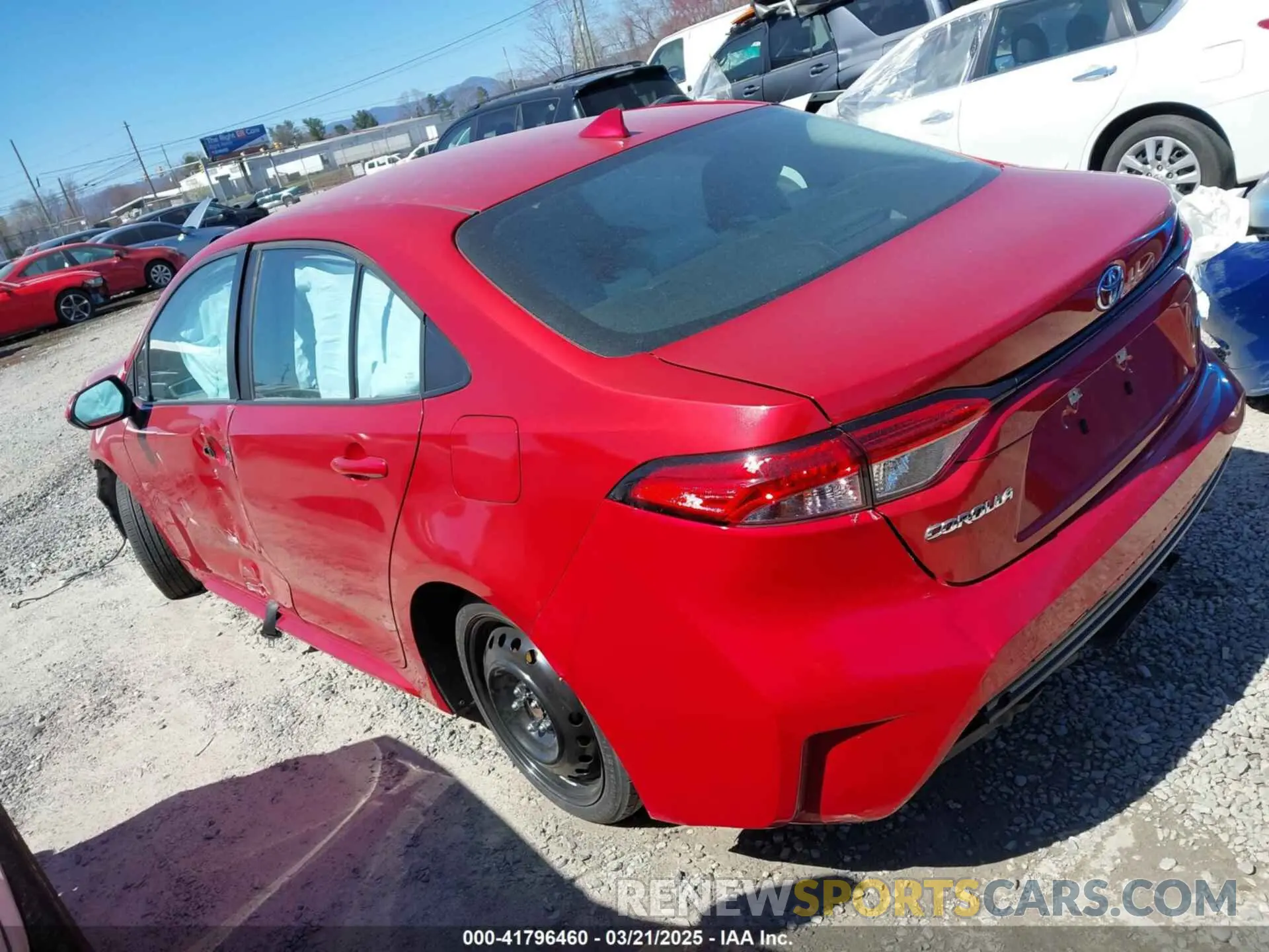 3 Фотография поврежденного автомобиля 5YFEPMAE6MP217633 TOYOTA COROLLA 2021