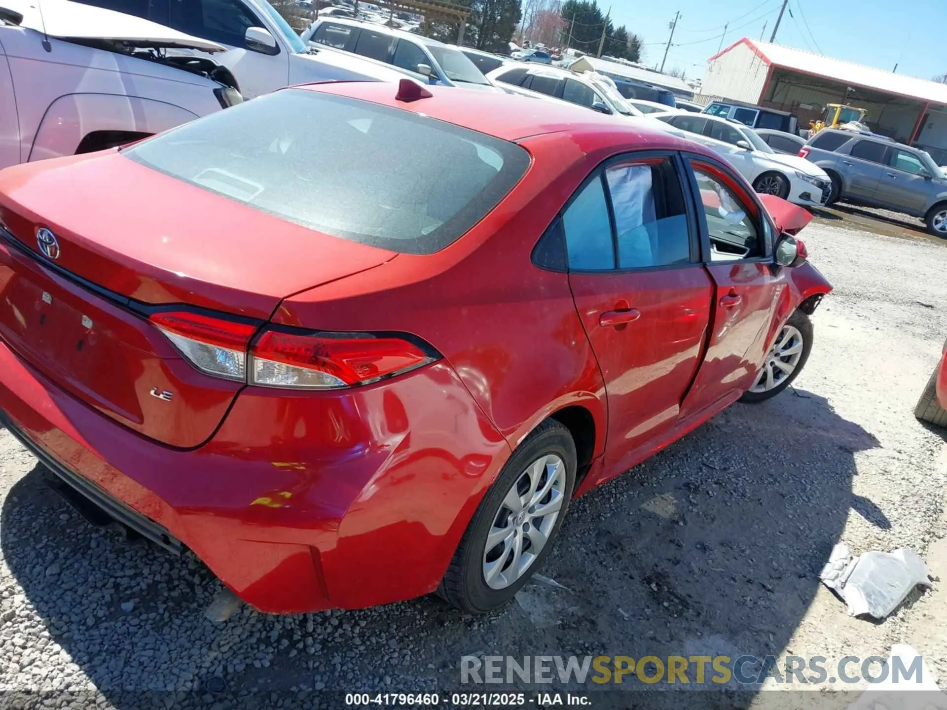 4 Фотография поврежденного автомобиля 5YFEPMAE6MP217633 TOYOTA COROLLA 2021