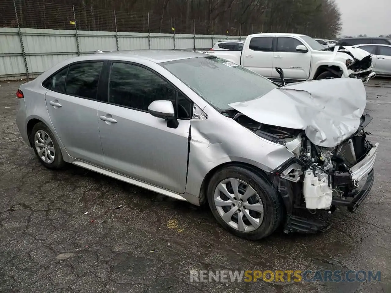 4 Photograph of a damaged car 5YFEPMAE6MP222198 TOYOTA COROLLA 2021