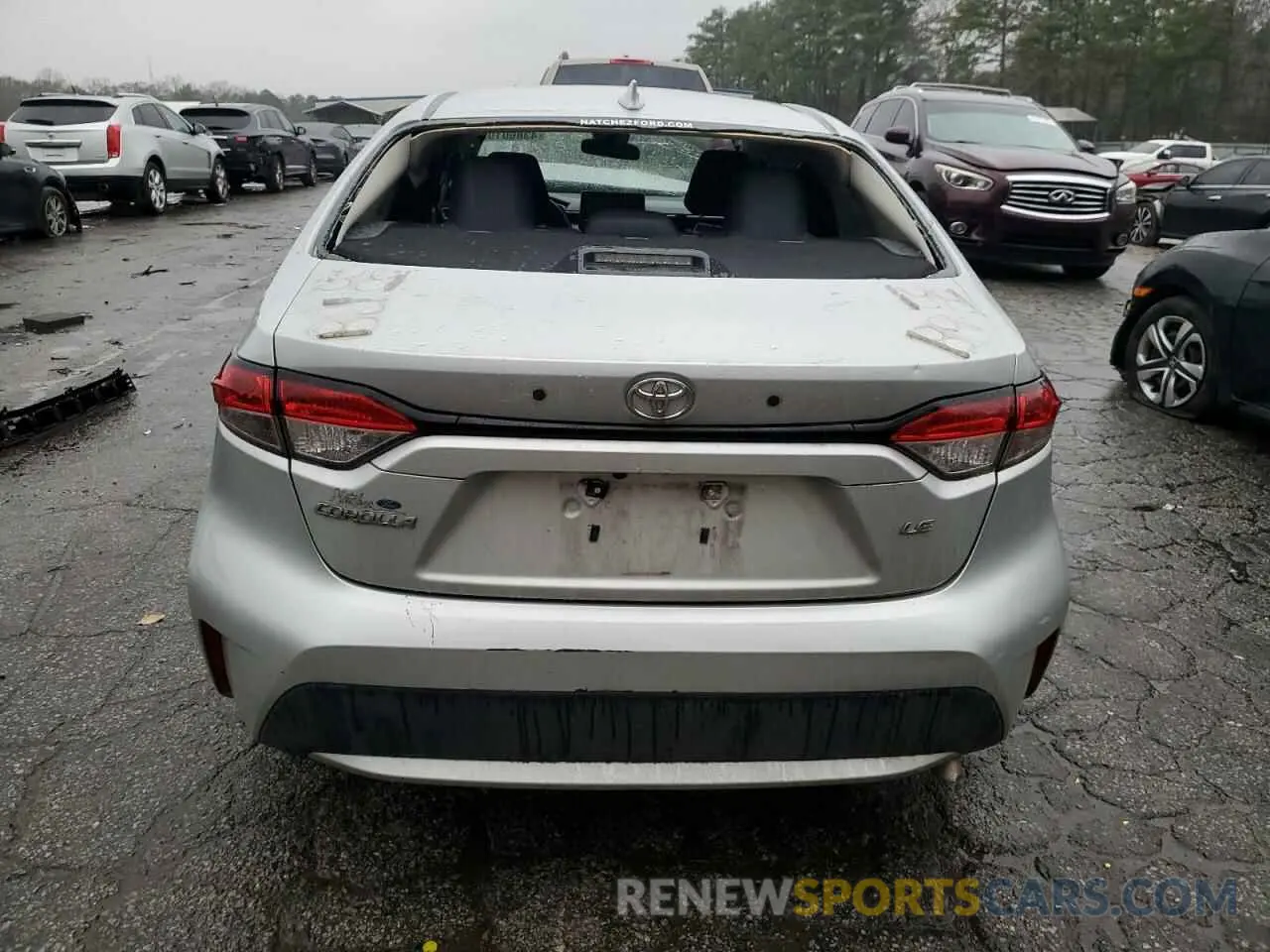 6 Photograph of a damaged car 5YFEPMAE6MP222198 TOYOTA COROLLA 2021