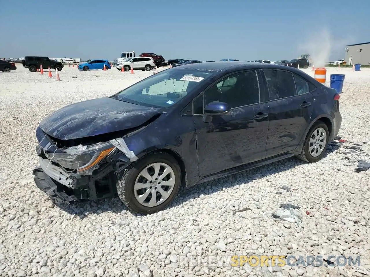 1 Photograph of a damaged car 5YFEPMAE6MP227188 TOYOTA COROLLA 2021