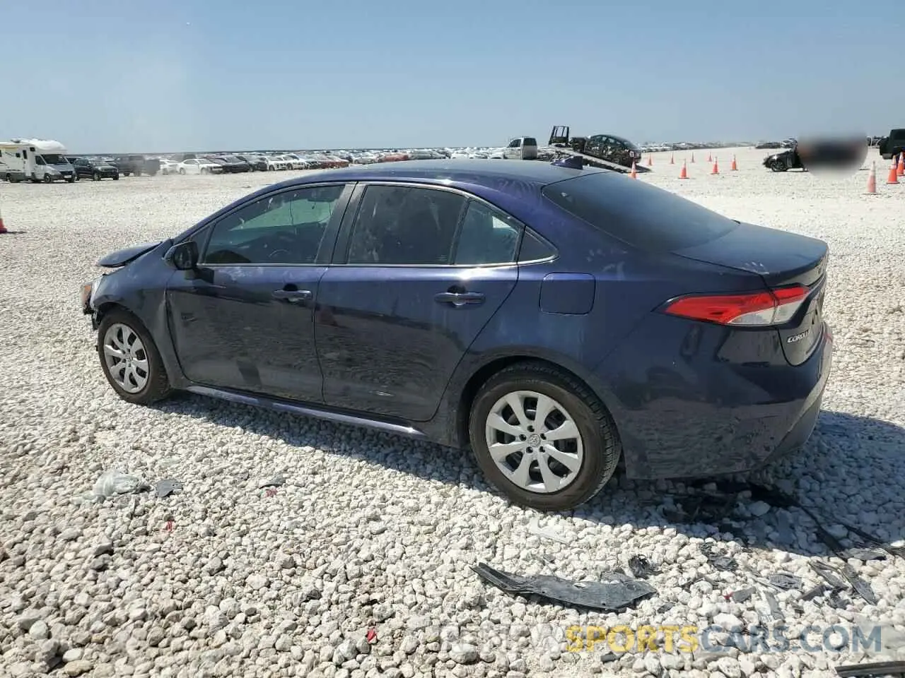 2 Photograph of a damaged car 5YFEPMAE6MP227188 TOYOTA COROLLA 2021