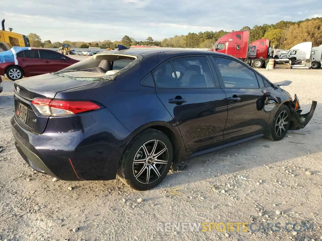 3 Photograph of a damaged car 5YFEPMAE6MP230995 TOYOTA COROLLA 2021
