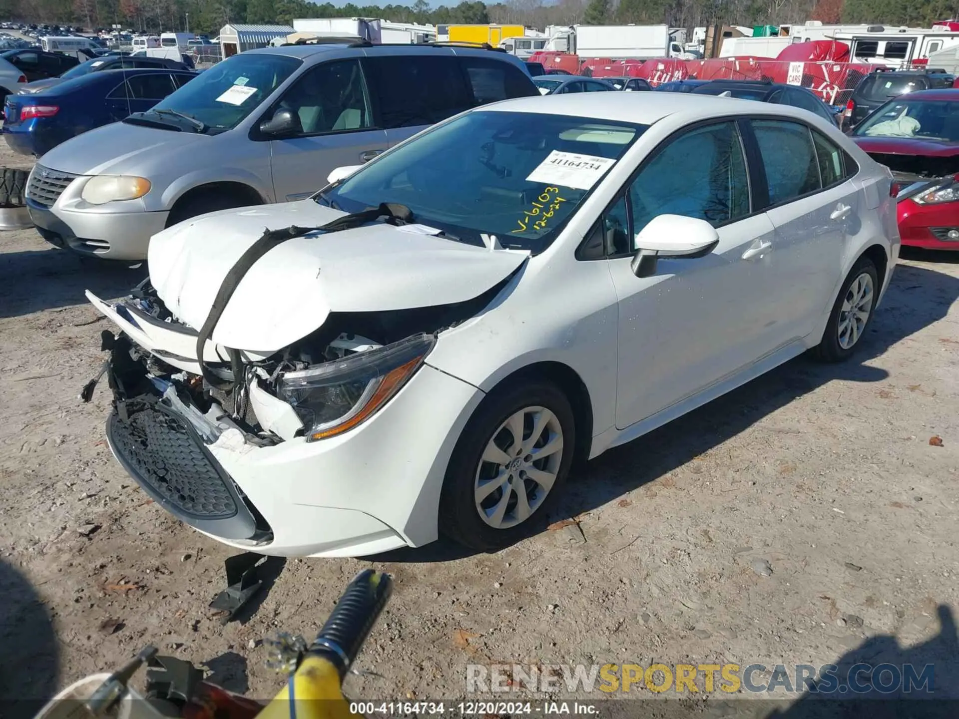 2 Фотография поврежденного автомобиля 5YFEPMAE6MP236103 TOYOTA COROLLA 2021