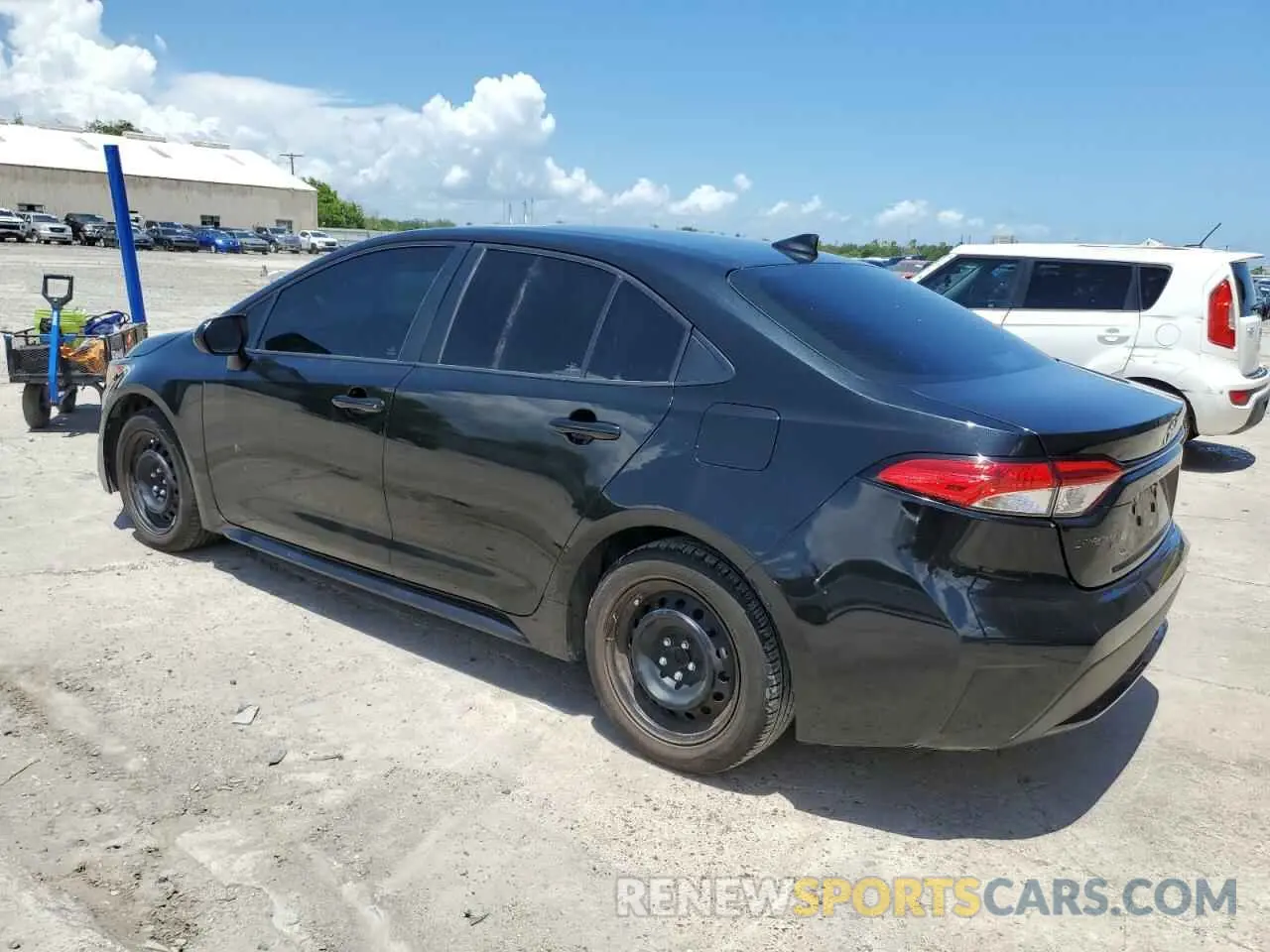 2 Photograph of a damaged car 5YFEPMAE6MP241723 TOYOTA COROLLA 2021