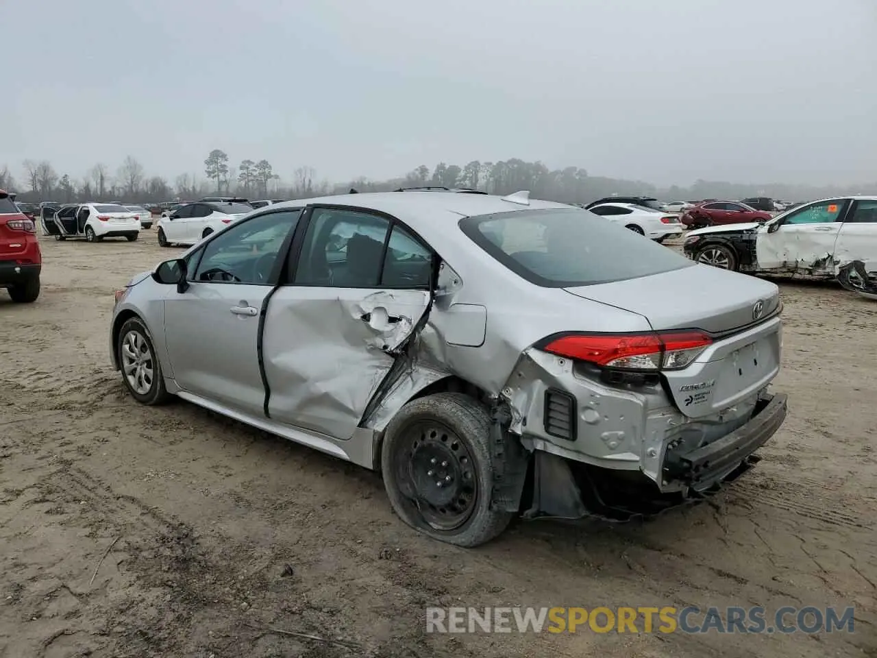2 Photograph of a damaged car 5YFEPMAE6MP243407 TOYOTA COROLLA 2021