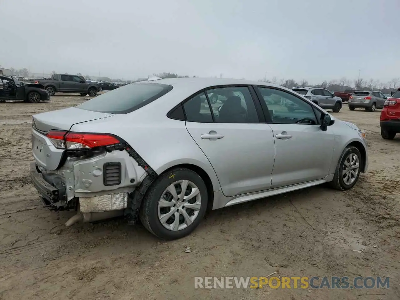 3 Photograph of a damaged car 5YFEPMAE6MP243407 TOYOTA COROLLA 2021