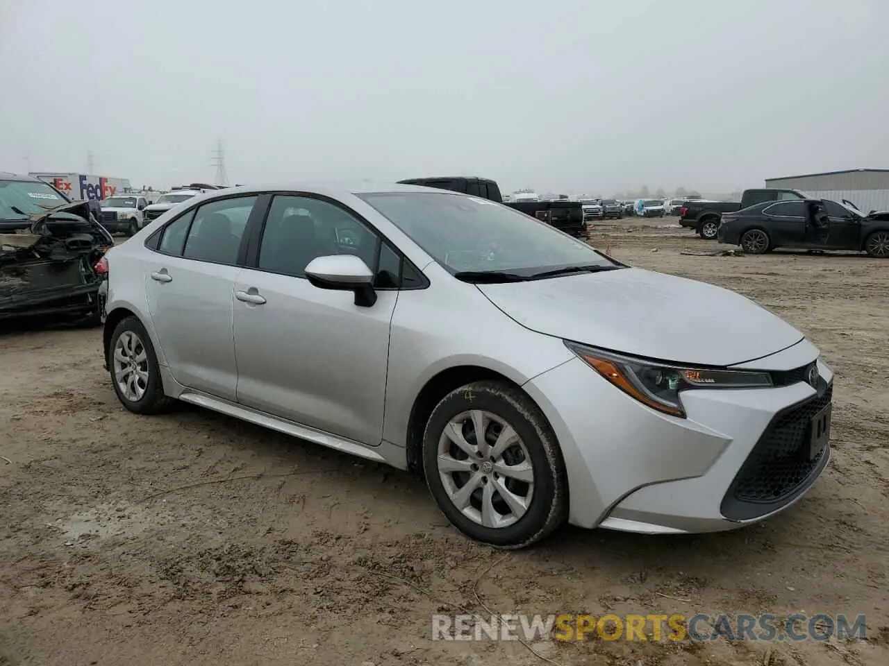 4 Photograph of a damaged car 5YFEPMAE6MP243407 TOYOTA COROLLA 2021
