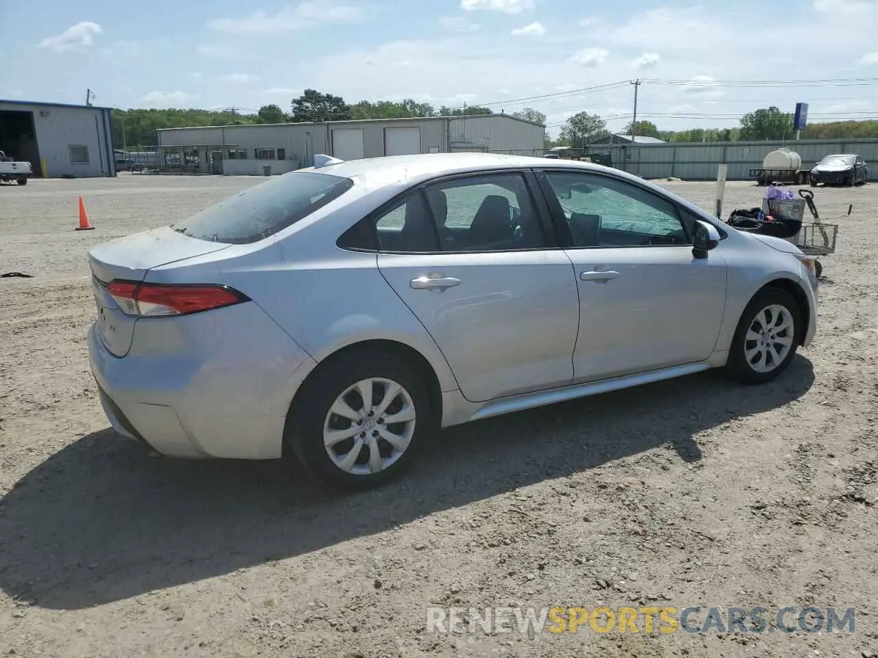 3 Photograph of a damaged car 5YFEPMAE6MP247697 TOYOTA COROLLA 2021