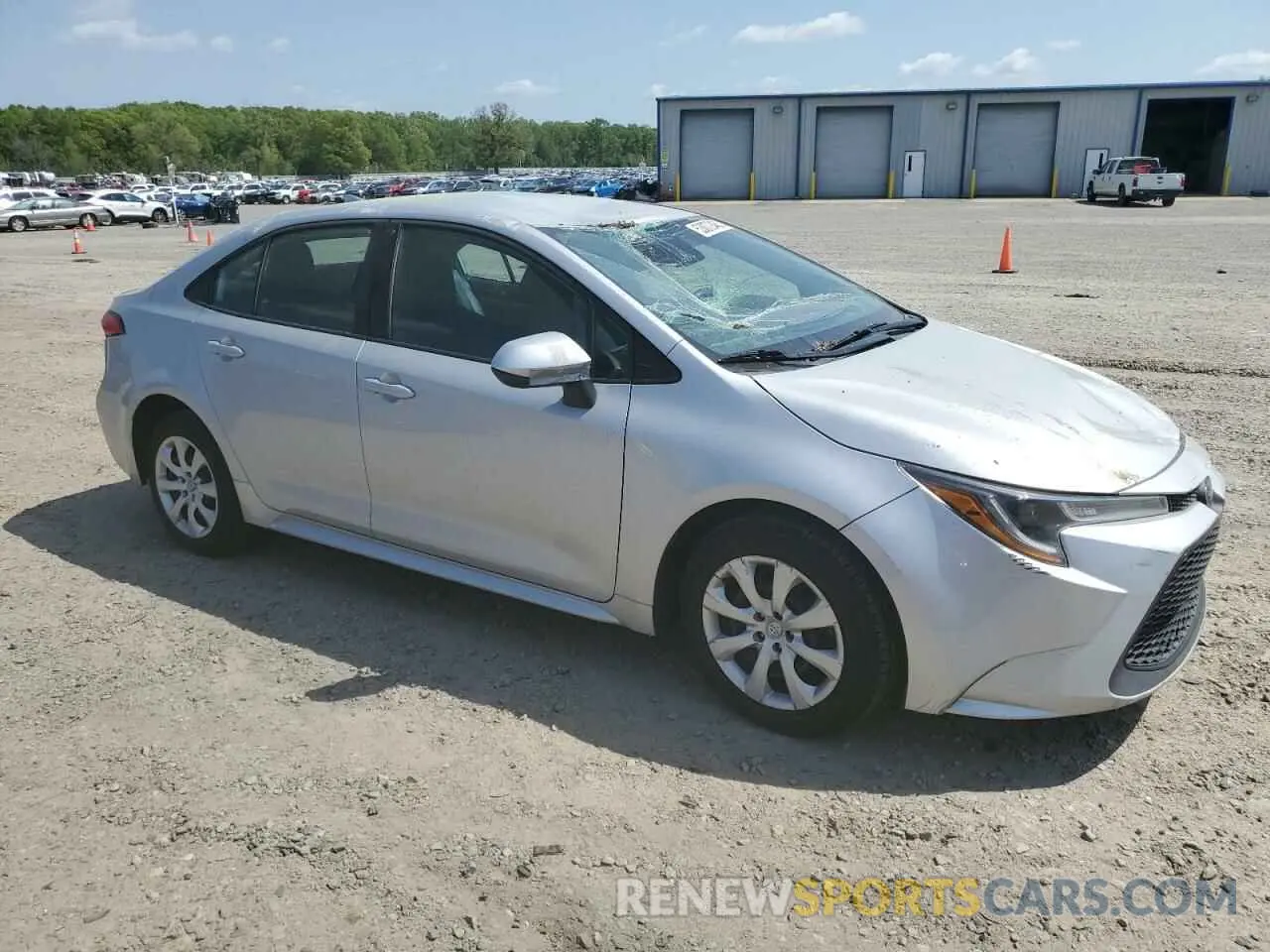 4 Photograph of a damaged car 5YFEPMAE6MP247697 TOYOTA COROLLA 2021