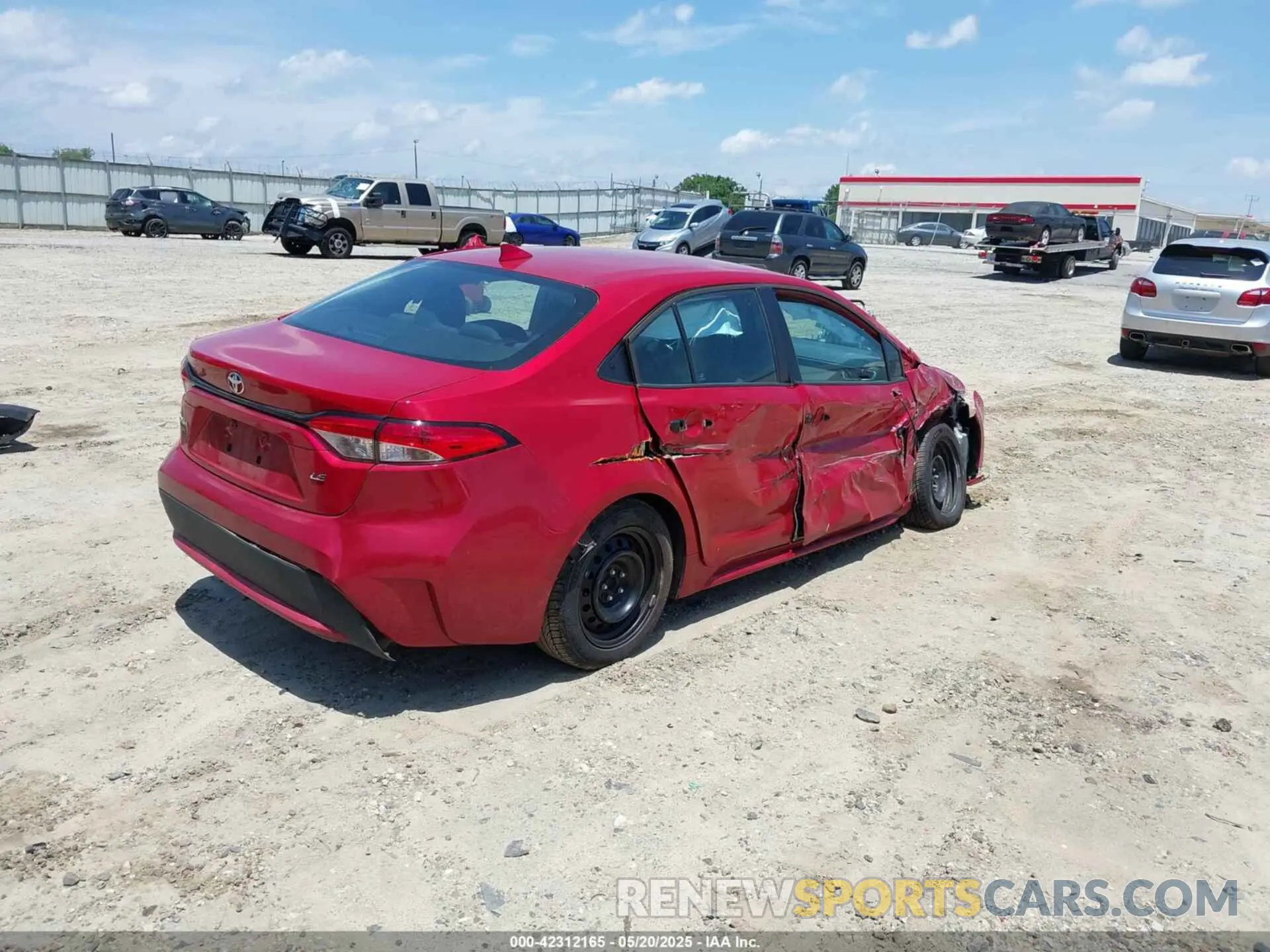 4 Photograph of a damaged car 5YFEPMAE6MP251720 TOYOTA COROLLA 2021