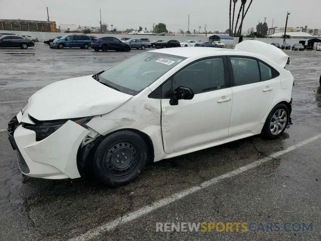 1 Photograph of a damaged car 5YFEPMAE6MP252219 TOYOTA COROLLA 2021