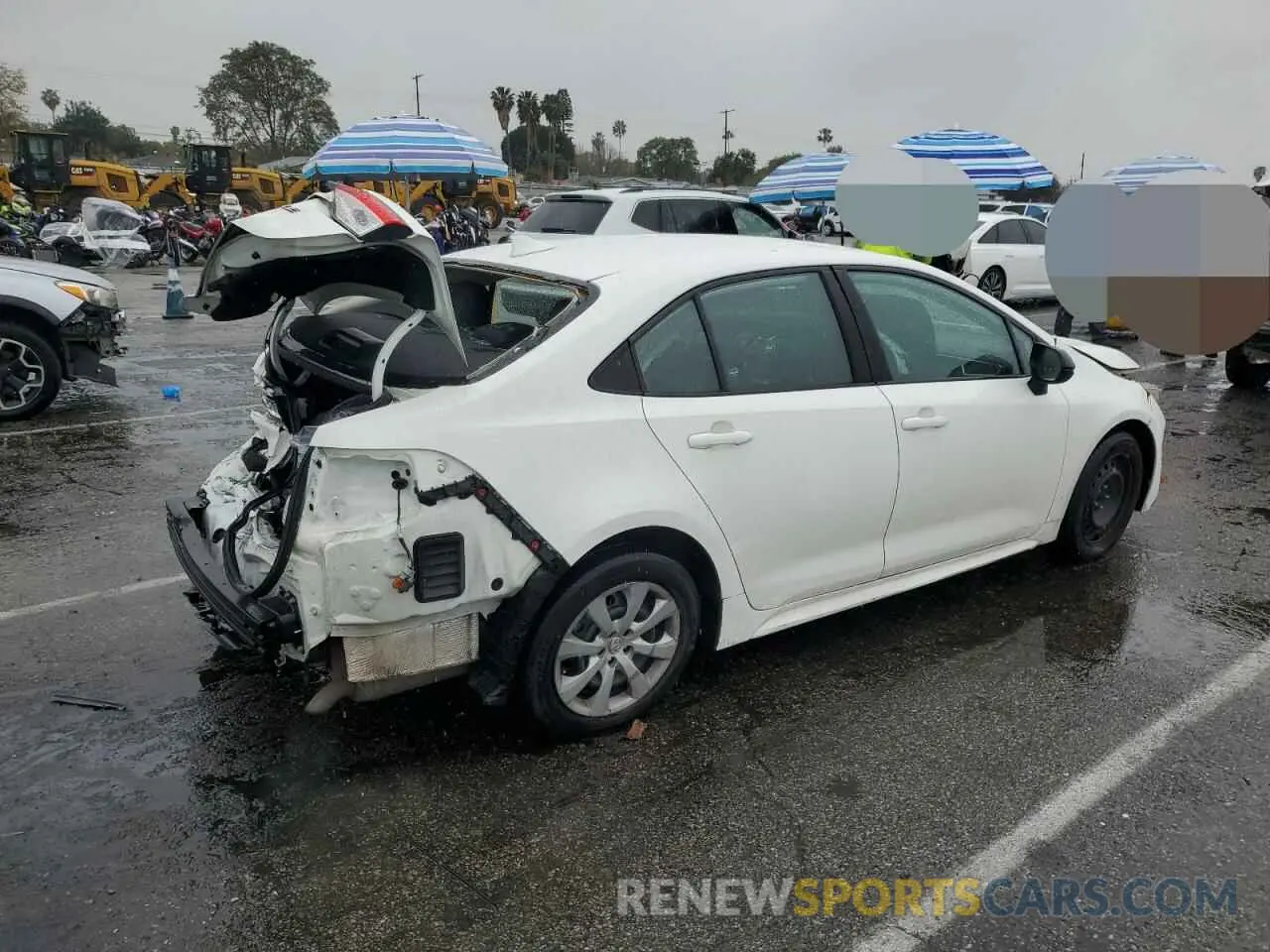 3 Photograph of a damaged car 5YFEPMAE6MP252219 TOYOTA COROLLA 2021