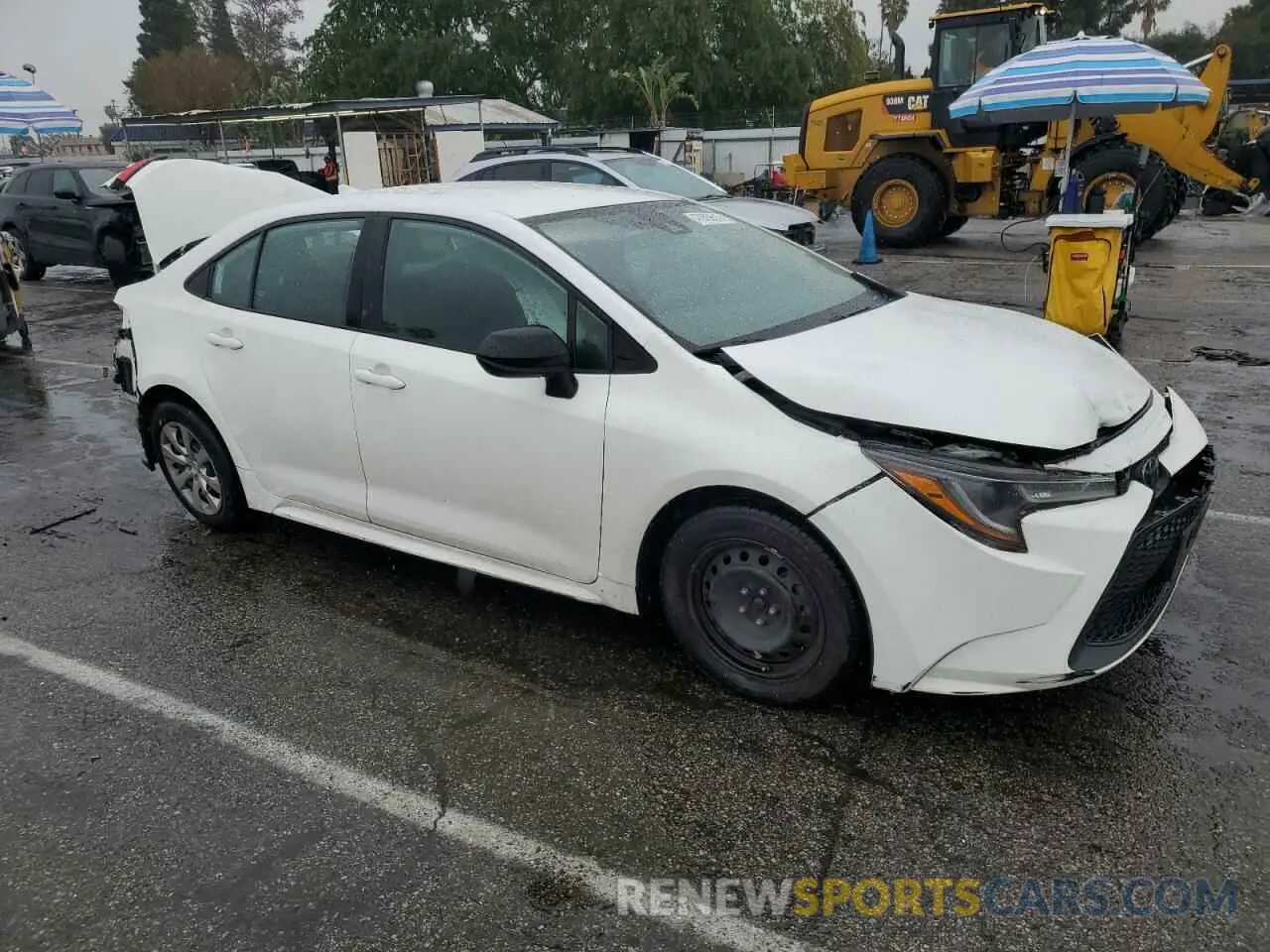 4 Photograph of a damaged car 5YFEPMAE6MP252219 TOYOTA COROLLA 2021