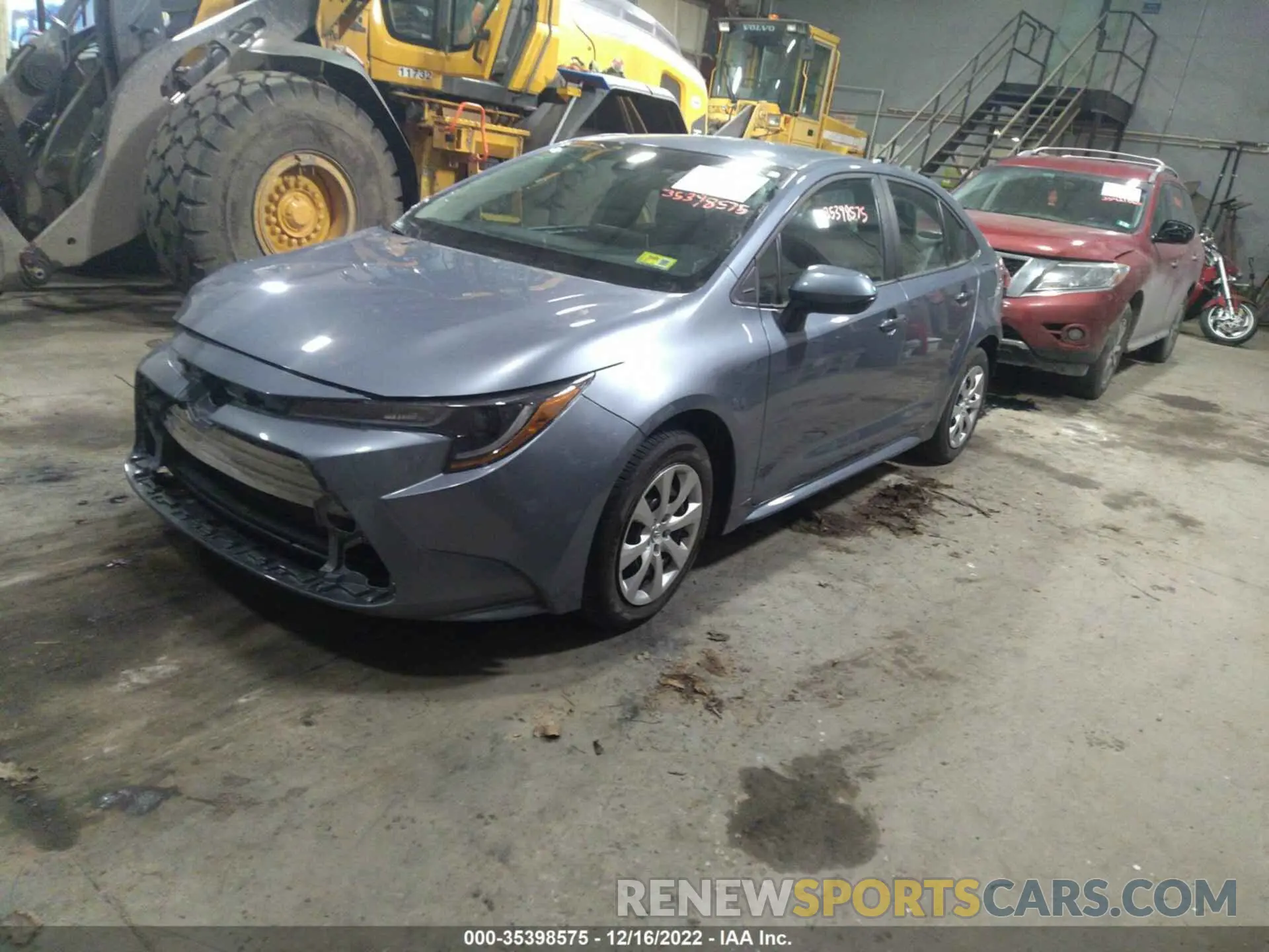 2 Фотография поврежденного автомобиля 5YFEPMAE6MP257968 TOYOTA COROLLA 2021