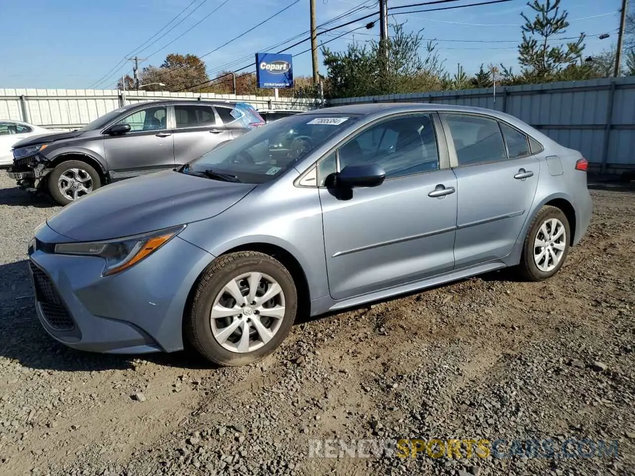 1 Photograph of a damaged car 5YFEPMAE6MP270591 TOYOTA COROLLA 2021