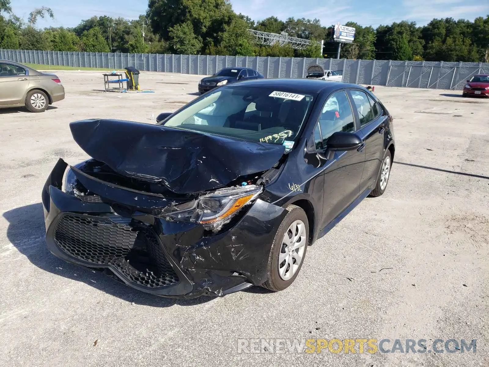 2 Photograph of a damaged car 5YFEPMAE7MP149357 TOYOTA COROLLA 2021