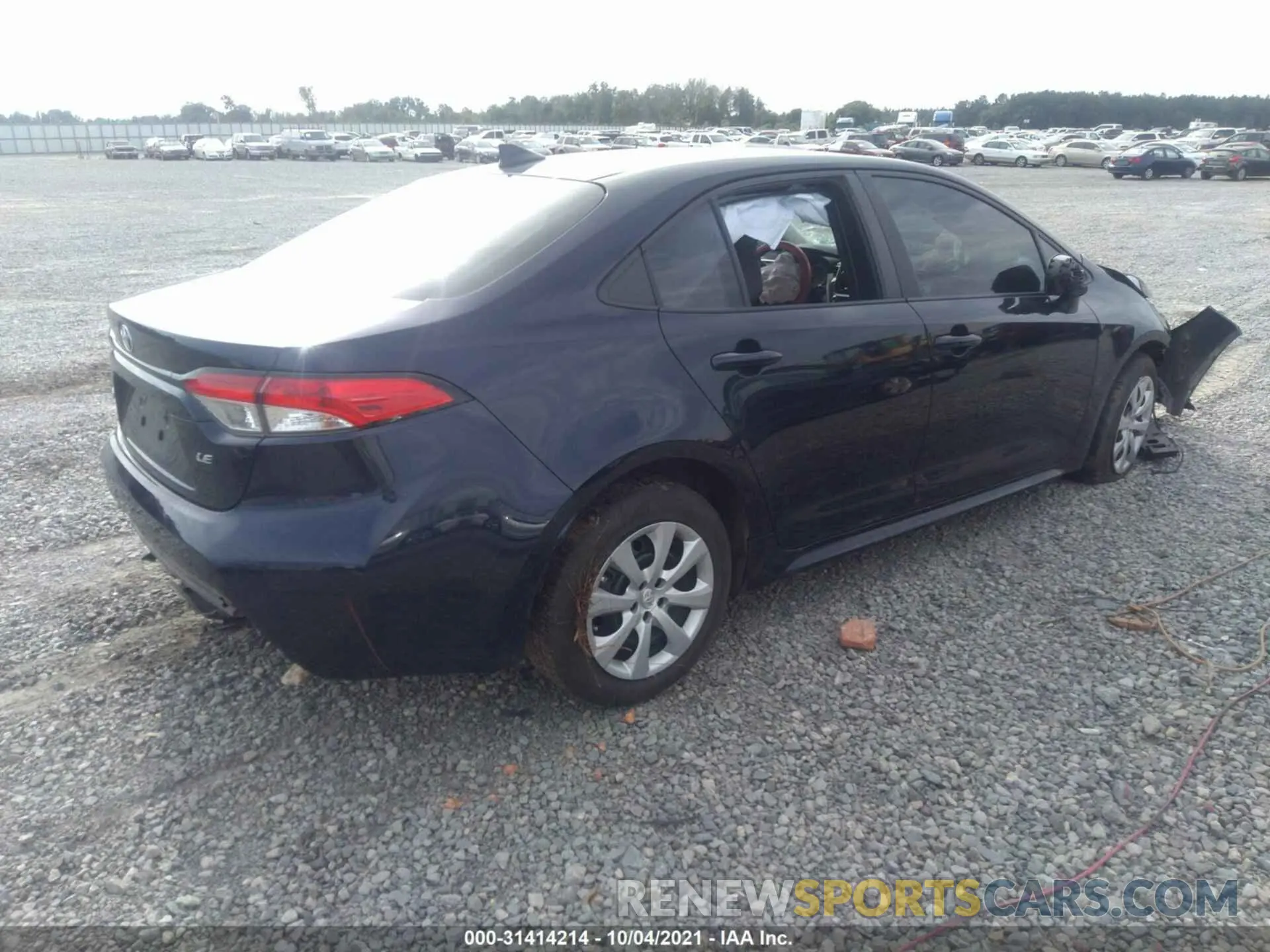4 Photograph of a damaged car 5YFEPMAE7MP153232 TOYOTA COROLLA 2021