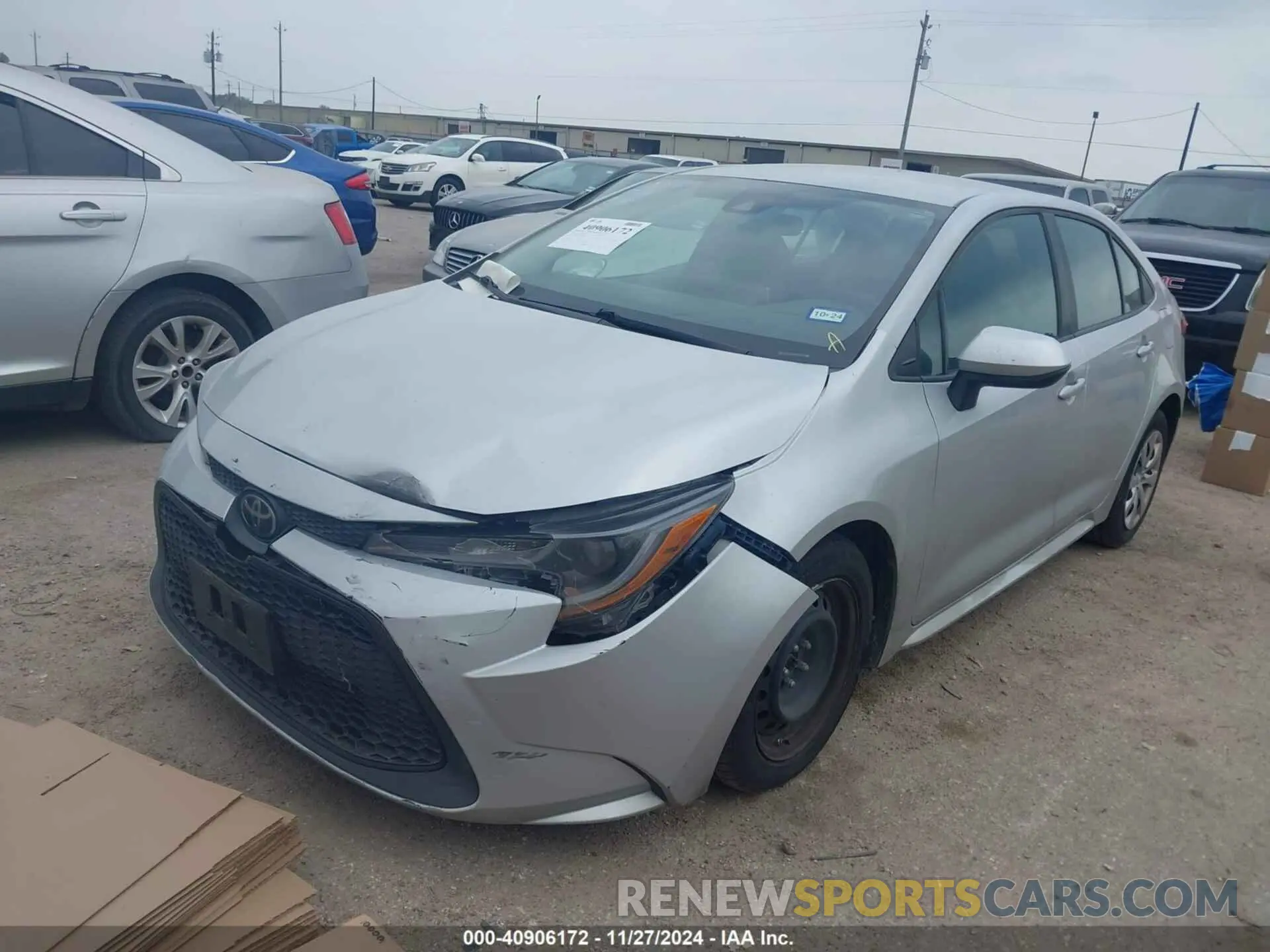 2 Фотография поврежденного автомобиля 5YFEPMAE7MP157216 TOYOTA COROLLA 2021