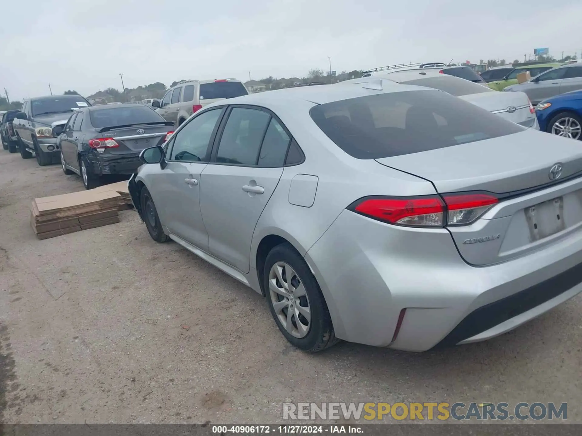 3 Фотография поврежденного автомобиля 5YFEPMAE7MP157216 TOYOTA COROLLA 2021
