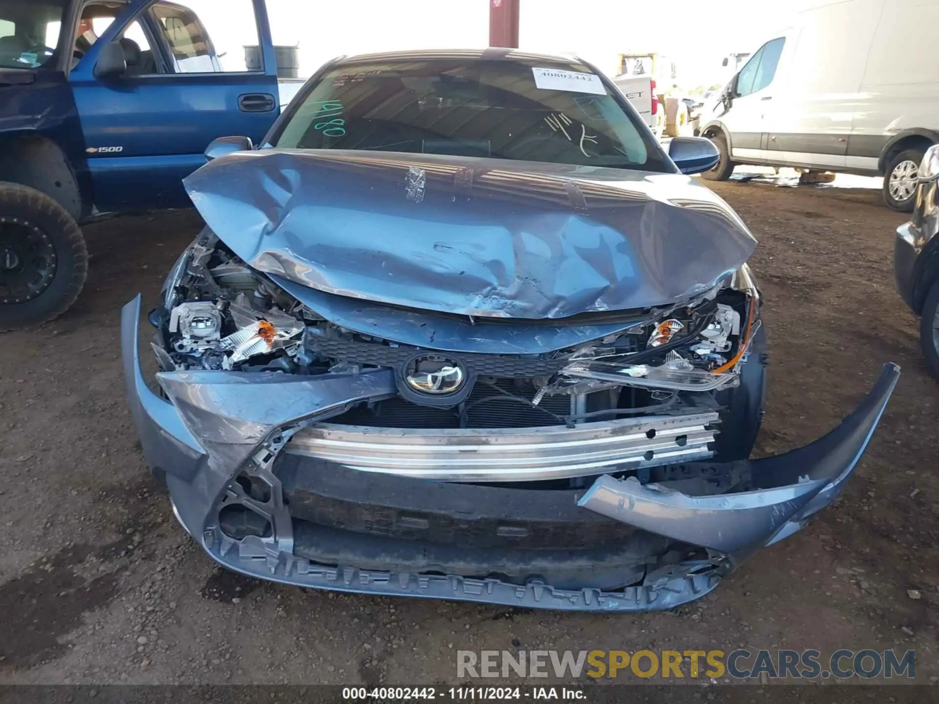 12 Photograph of a damaged car 5YFEPMAE7MP160908 TOYOTA COROLLA 2021