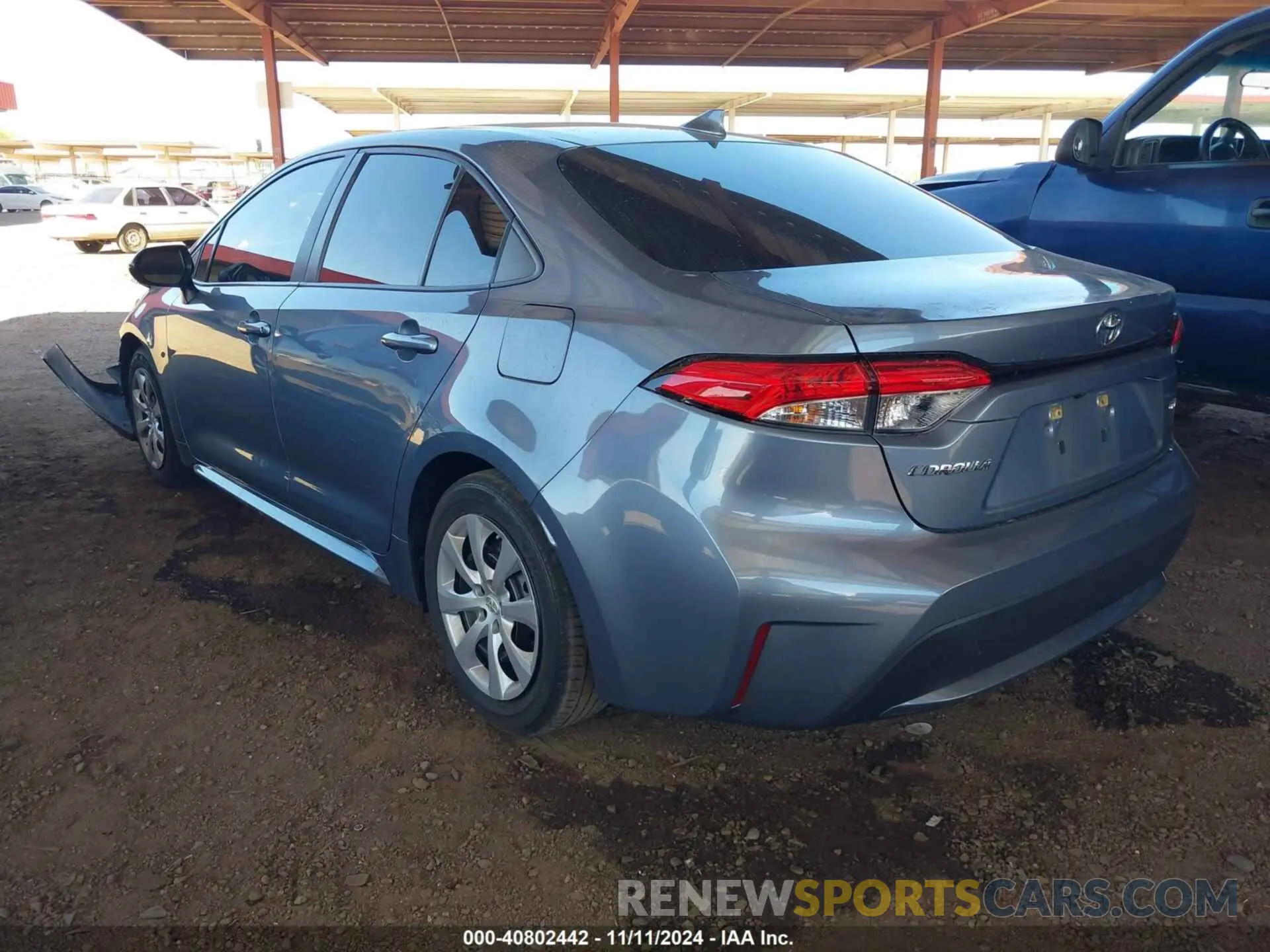3 Photograph of a damaged car 5YFEPMAE7MP160908 TOYOTA COROLLA 2021