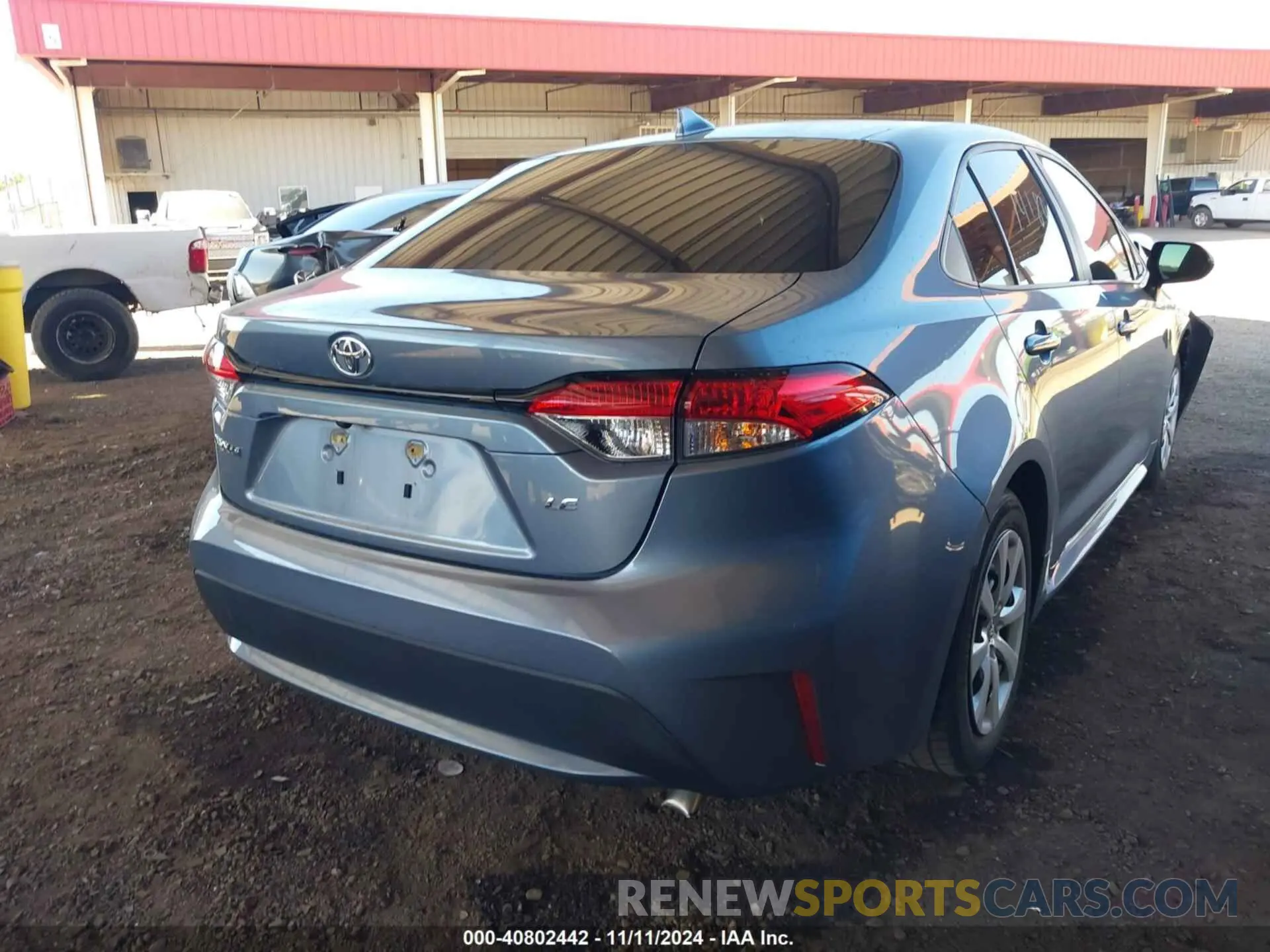 4 Photograph of a damaged car 5YFEPMAE7MP160908 TOYOTA COROLLA 2021