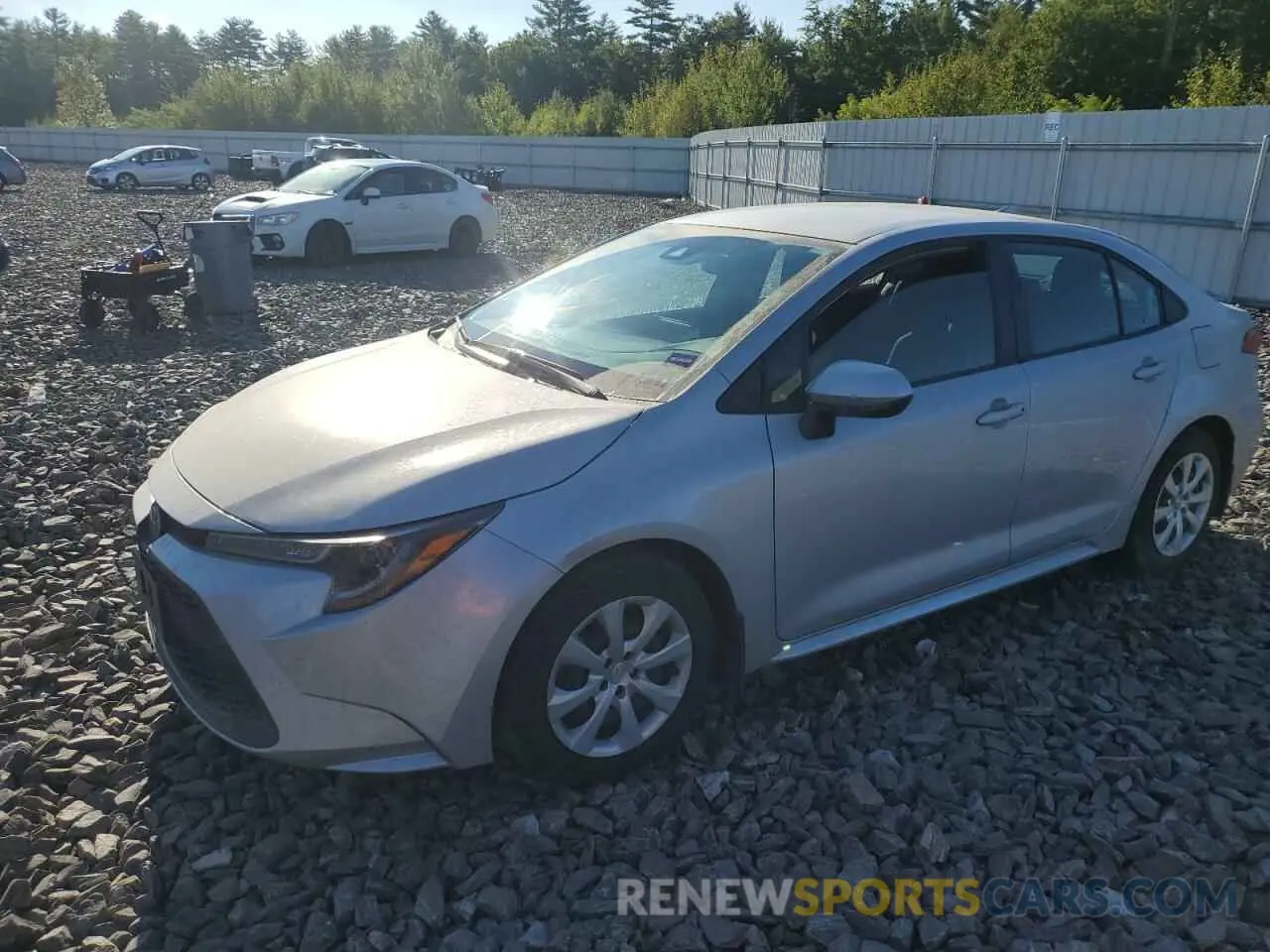 1 Photograph of a damaged car 5YFEPMAE7MP168457 TOYOTA COROLLA 2021