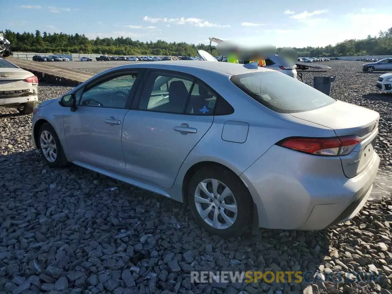 2 Photograph of a damaged car 5YFEPMAE7MP168457 TOYOTA COROLLA 2021