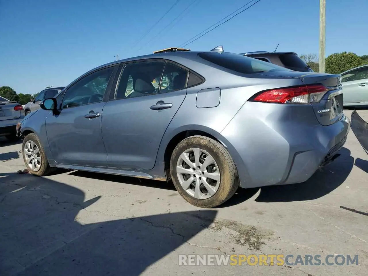 2 Photograph of a damaged car 5YFEPMAE7MP184402 TOYOTA COROLLA 2021