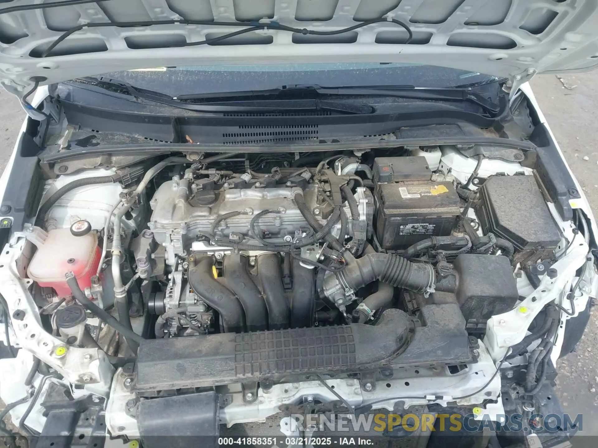 10 Photograph of a damaged car 5YFEPMAE7MP185968 TOYOTA COROLLA 2021