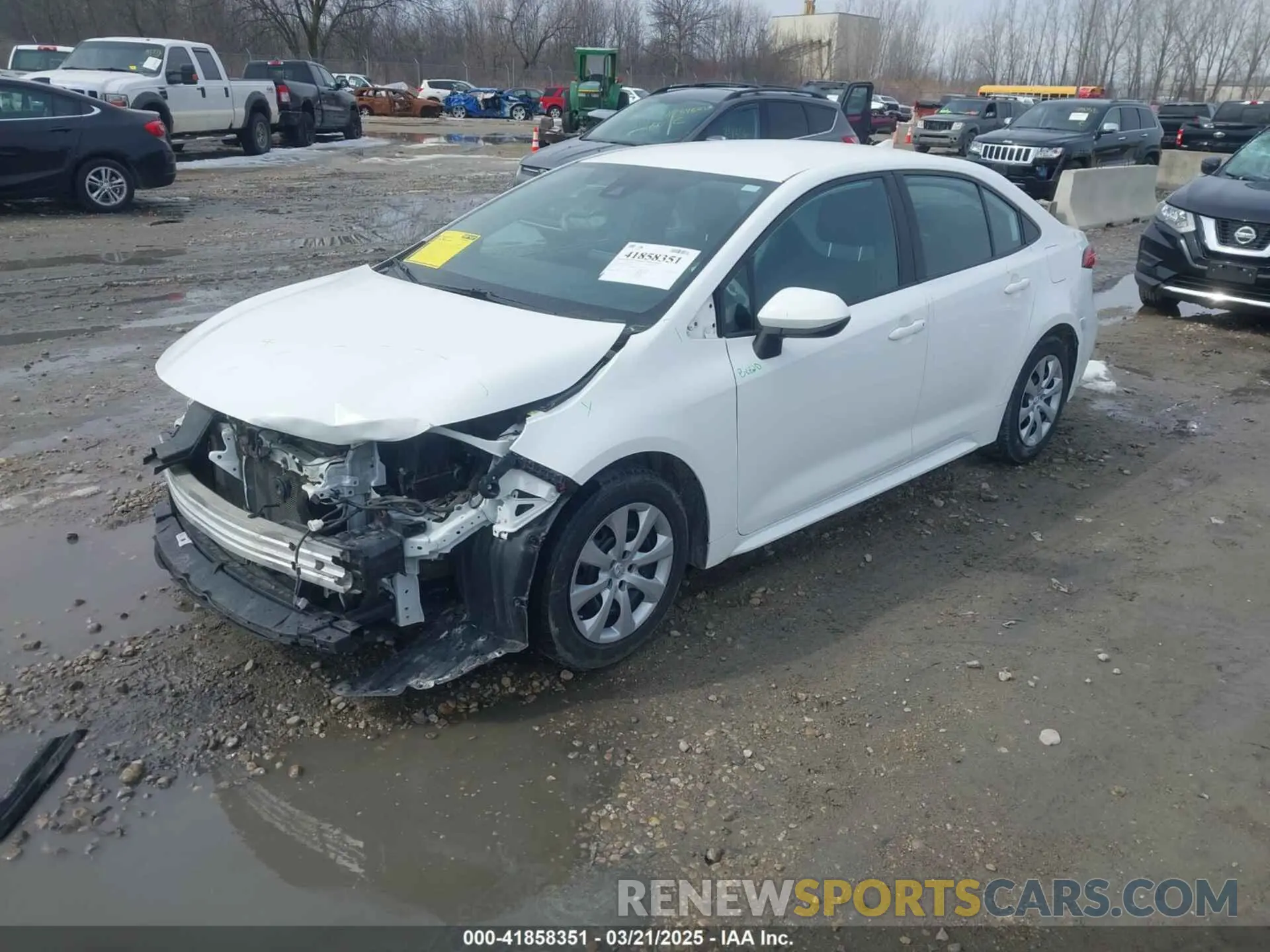 2 Photograph of a damaged car 5YFEPMAE7MP185968 TOYOTA COROLLA 2021