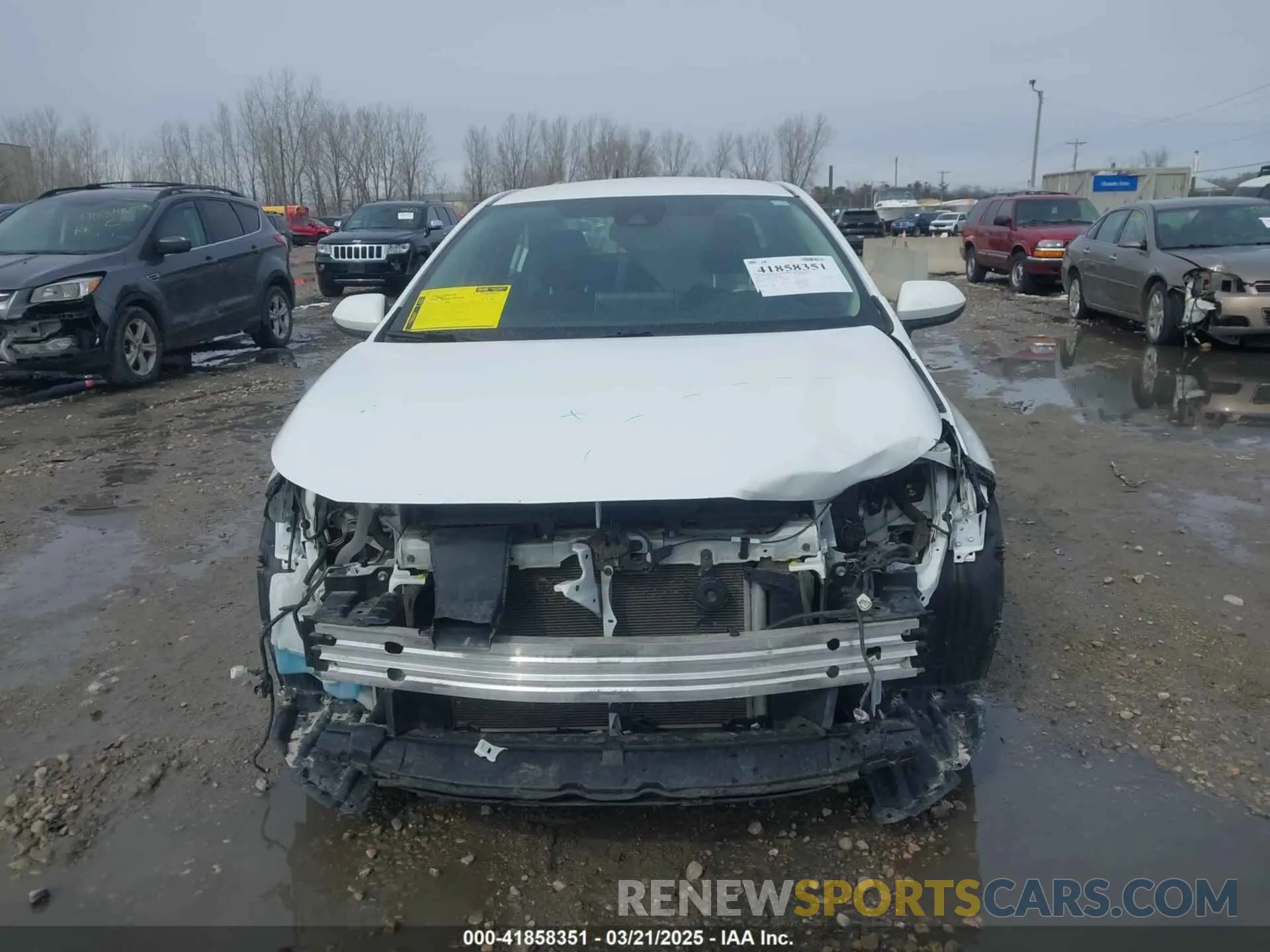 6 Photograph of a damaged car 5YFEPMAE7MP185968 TOYOTA COROLLA 2021