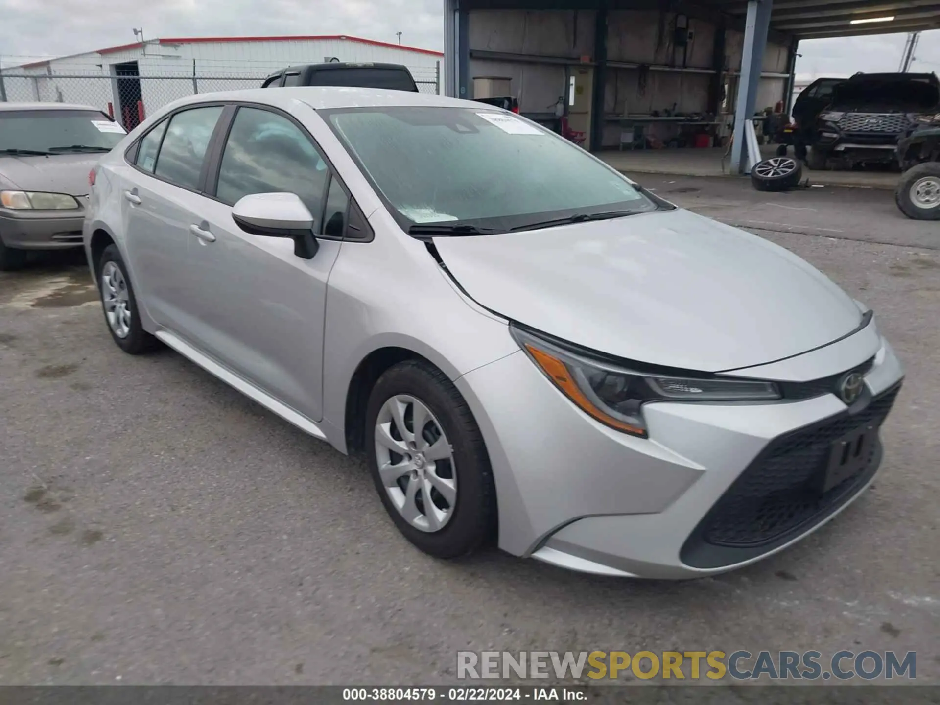 1 Фотография поврежденного автомобиля 5YFEPMAE7MP186120 TOYOTA COROLLA 2021