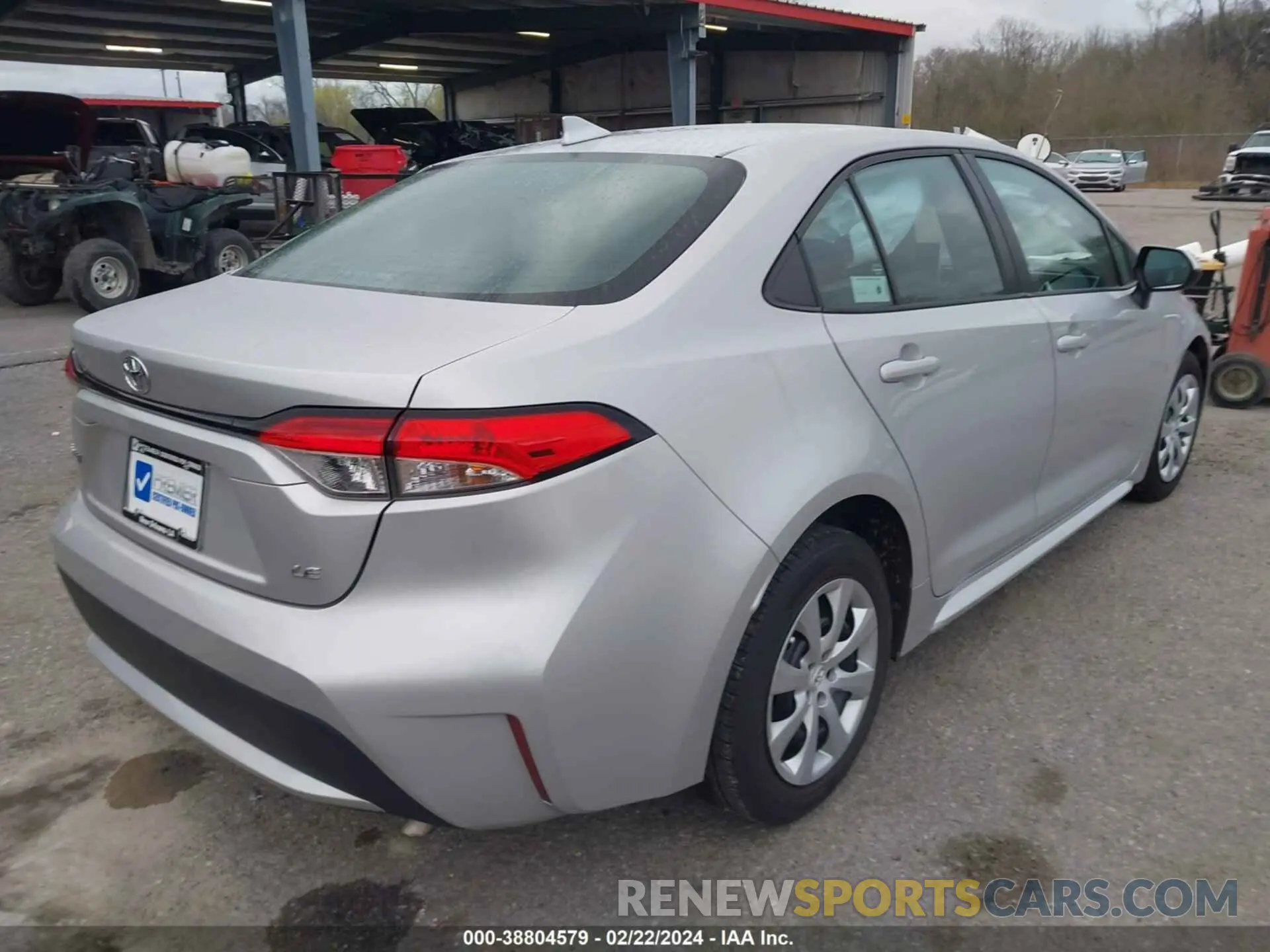 4 Фотография поврежденного автомобиля 5YFEPMAE7MP186120 TOYOTA COROLLA 2021