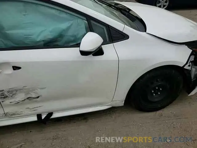 10 Photograph of a damaged car 5YFEPMAE7MP186795 TOYOTA COROLLA 2021